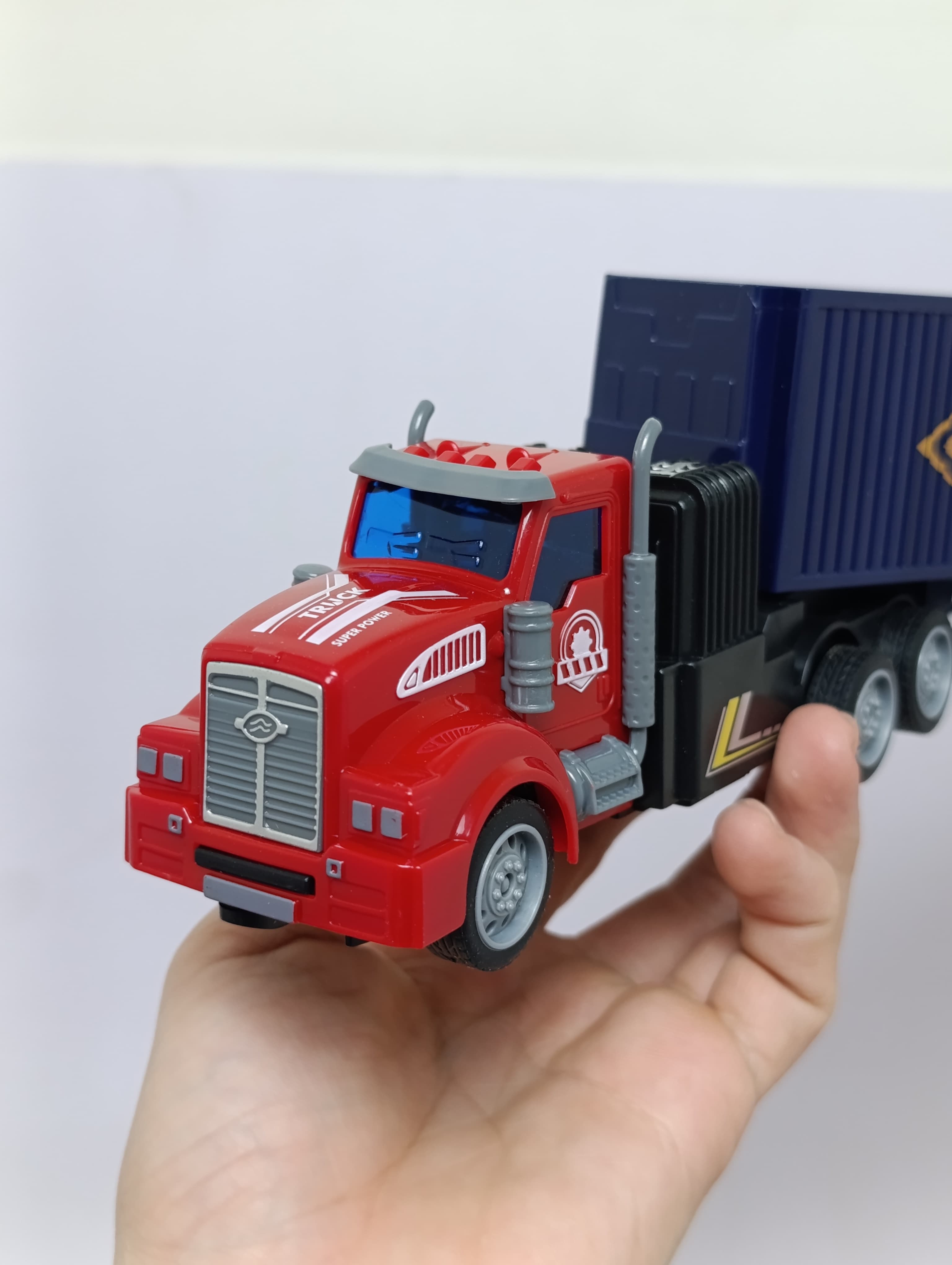 Радиоуправляемая фура Cargo Truck, Масштаб 1:48, Свет фар, Мальчикам — фото 6