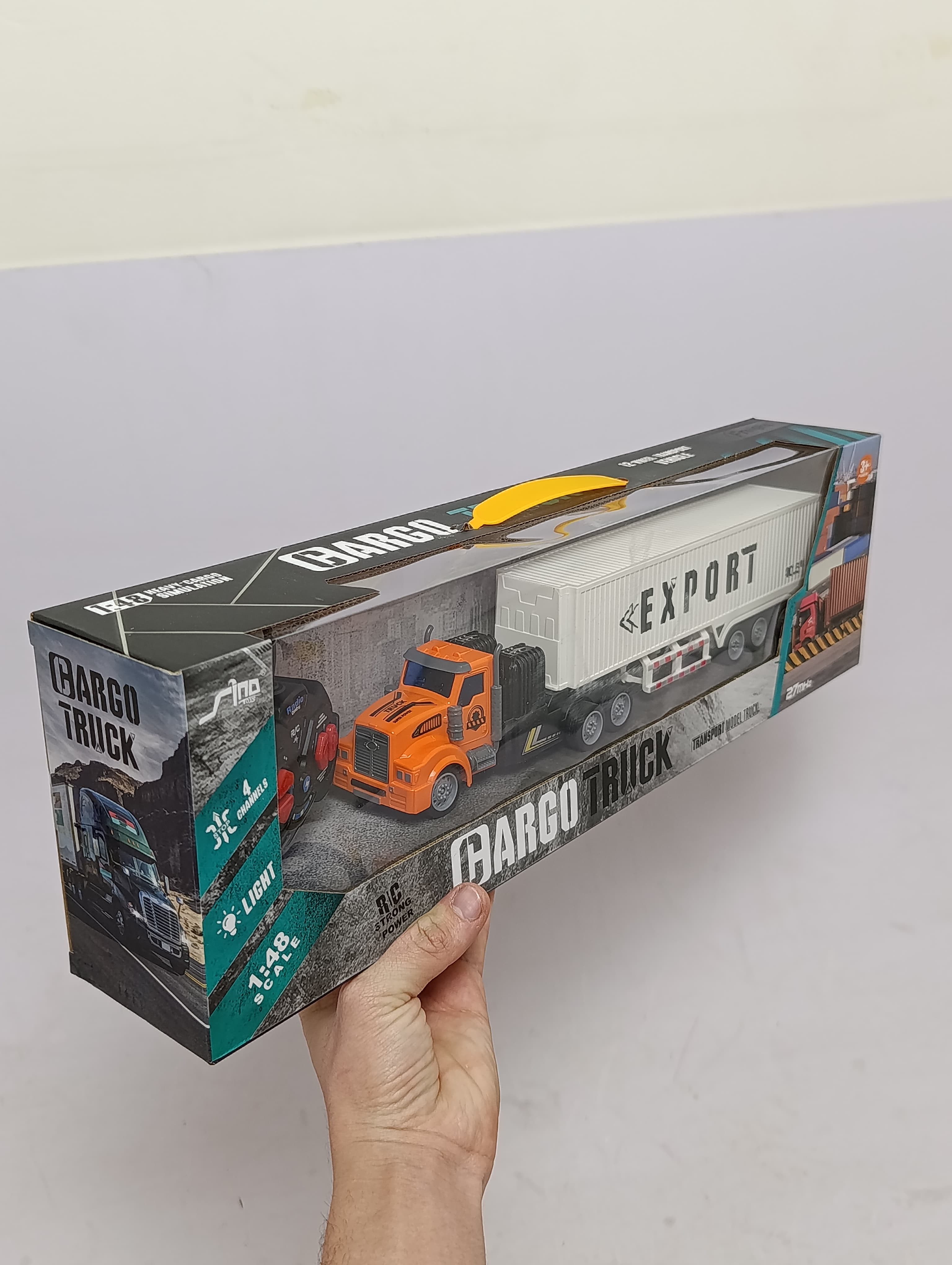 Радиоуправляемая фура Cargo Truck, Масштаб 1:48, Свет фар, Мальчикам — фото 9