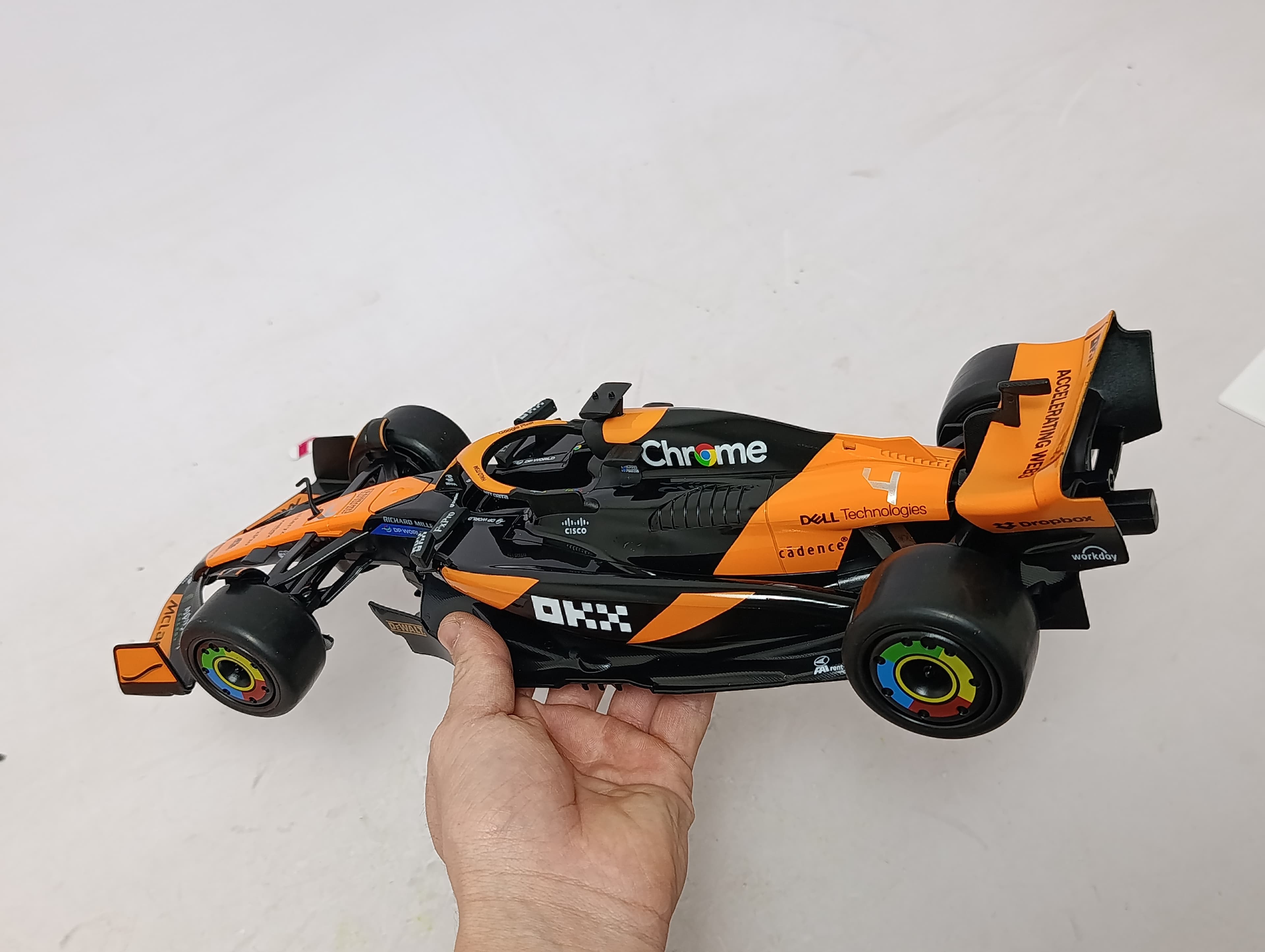 Радиоуправляемая машина Rastar Формула 1 McLaren MCL38, масштаб 1:14 — фото 16