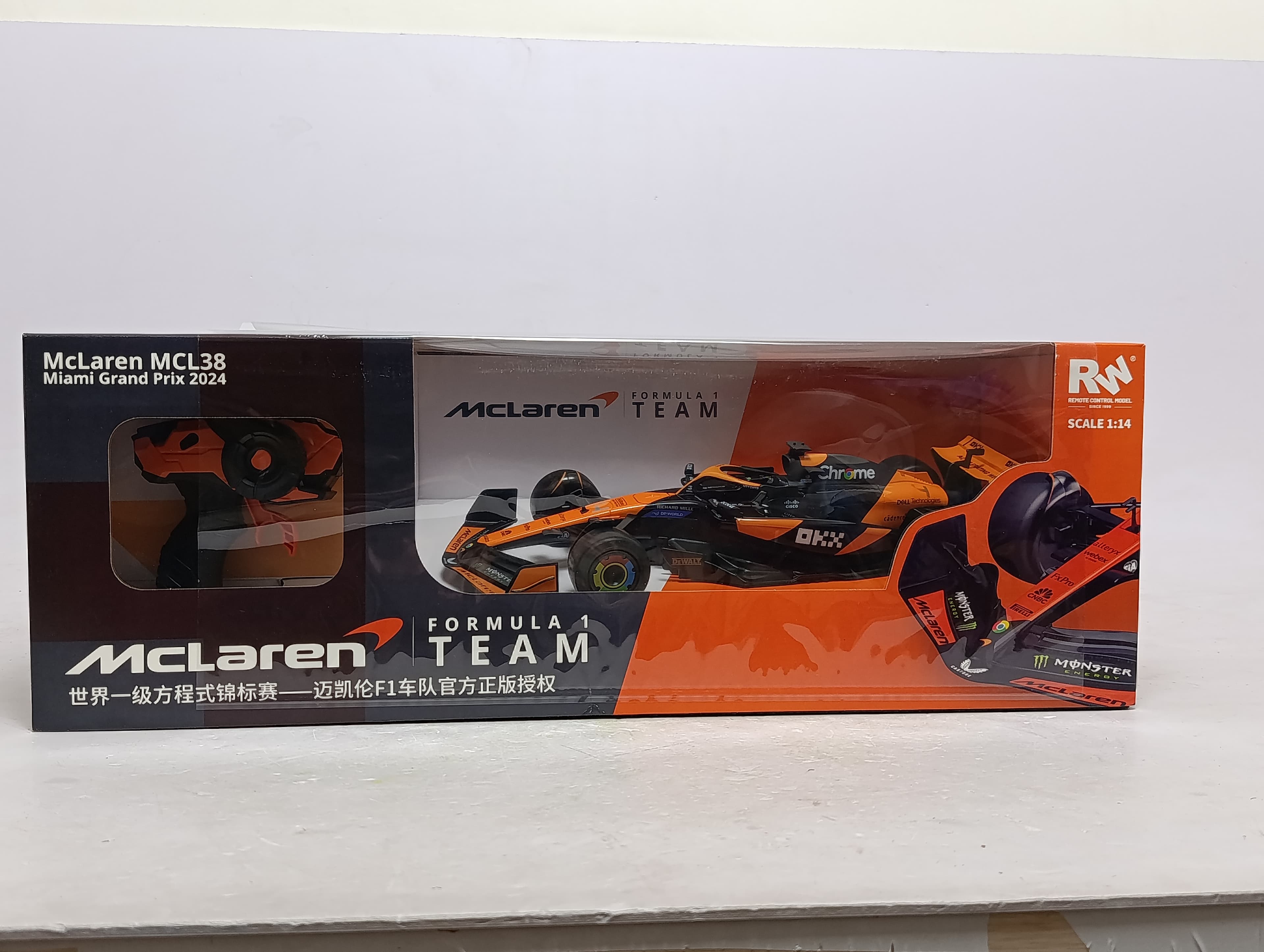 Радиоуправляемая машина Rastar Формула 1 McLaren MCL38, масштаб 1:14 — фото 3