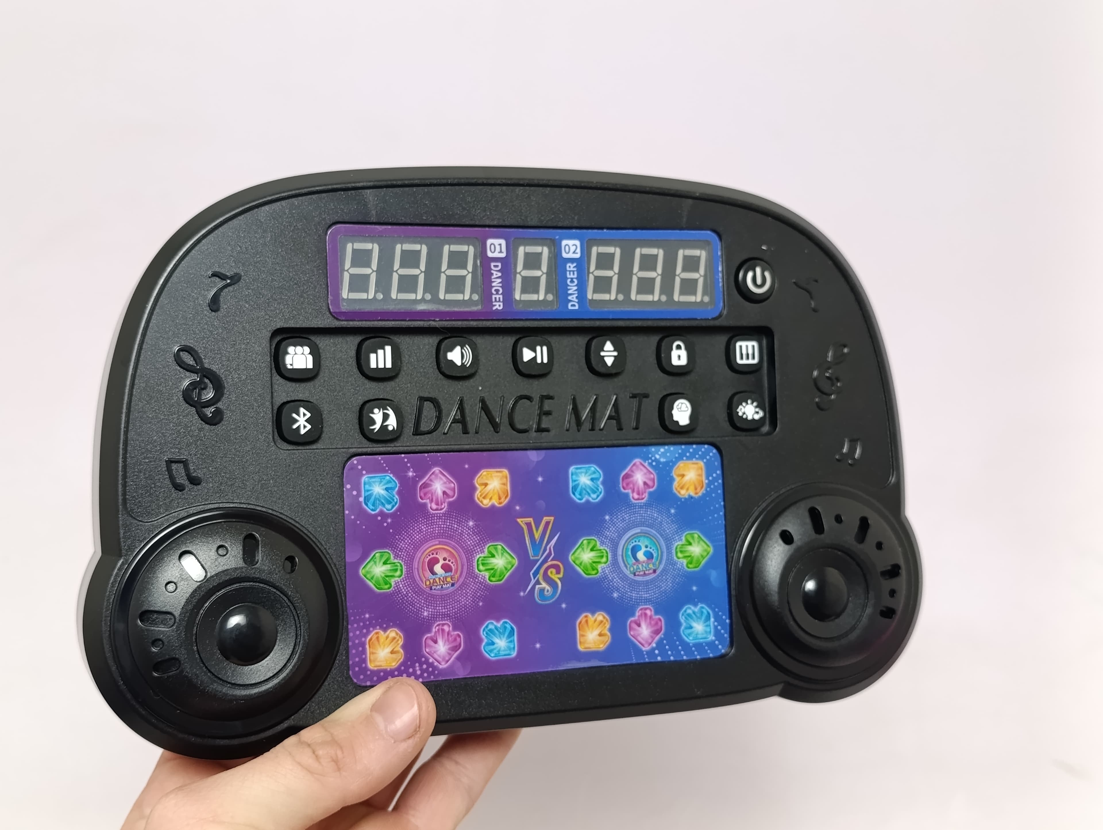 Интерактивный танцевальный коврик с Bluetooth, Развивающая игрушка для детей от 3 лет, Беспроводной с ПВХ покрытием — фото 4