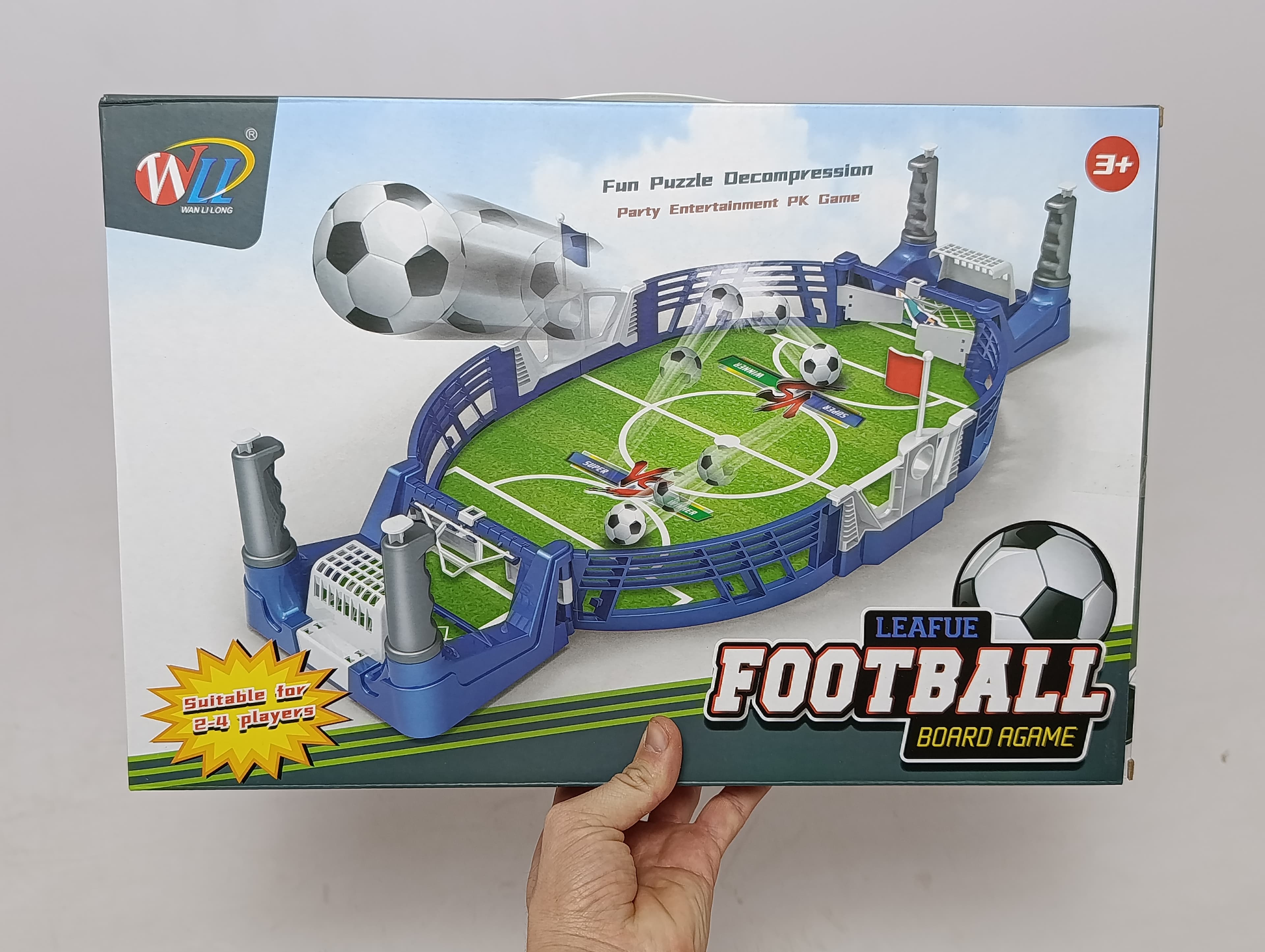 Настольный футбол League Football Board Game WAN LI LONG, игра для детей — фото 6