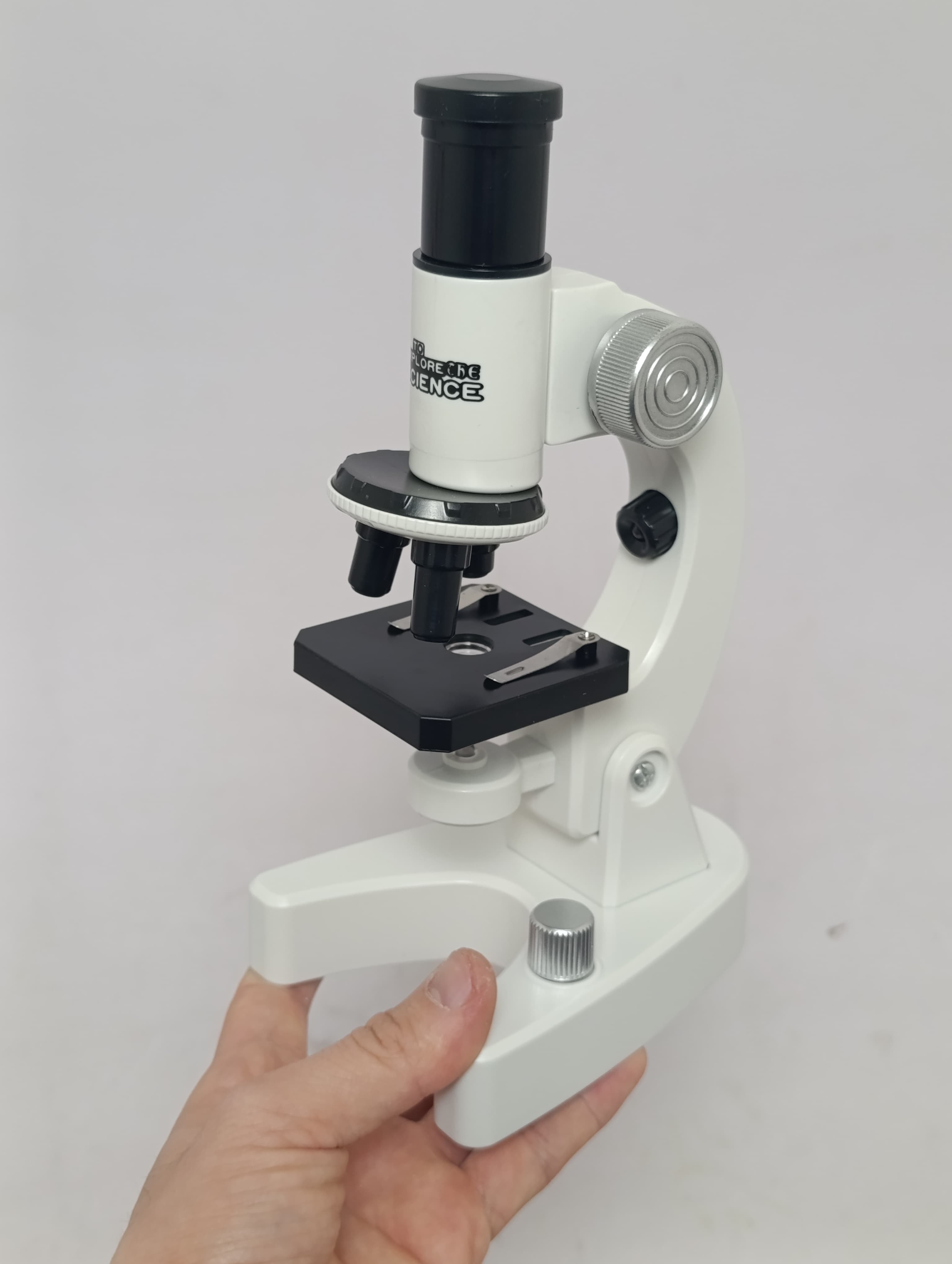 Оптический микроскоп Microscope Suit, обучающий набор 1200 крат с держателем для телефона — фото 3