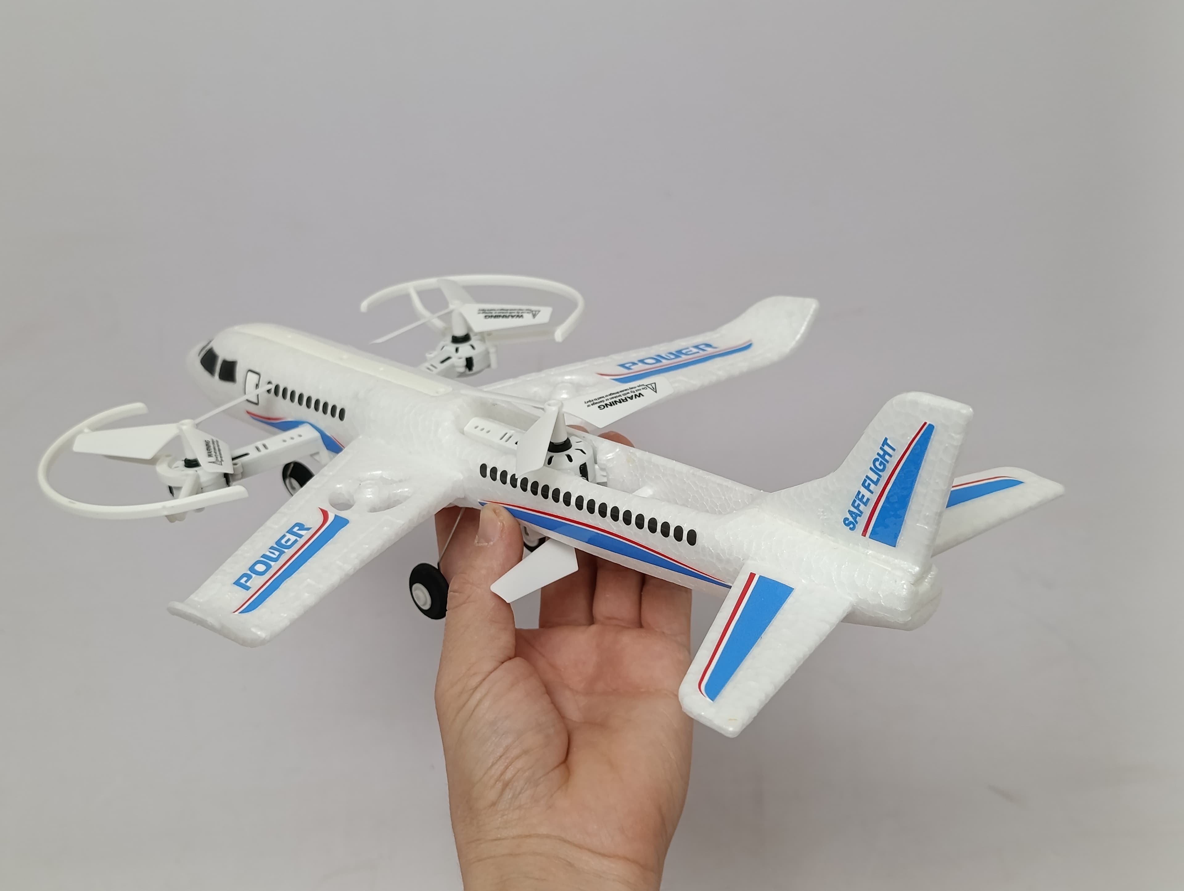 Квадрокоптер-самолет Zhi Le Xing AIRUNER с удержанием высоты и двумя пультами — фото 6
