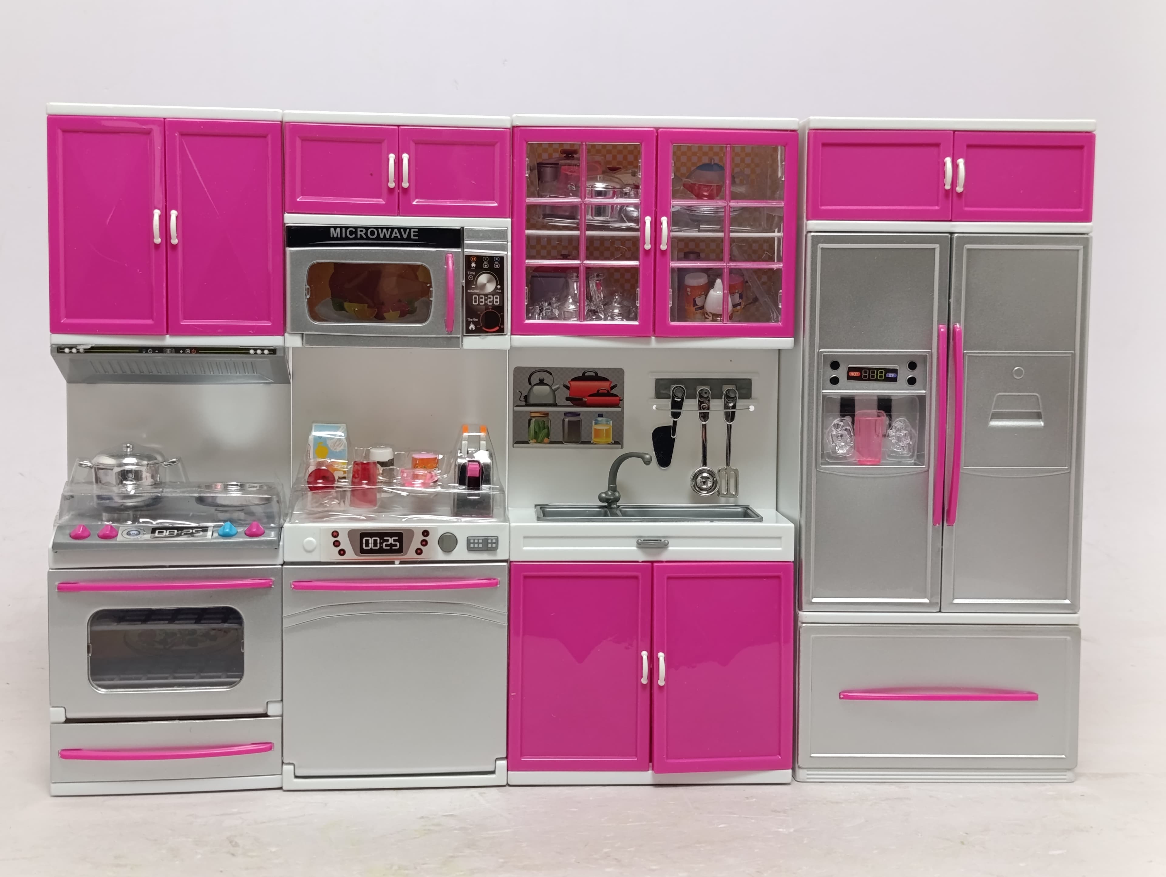 Детская игровая кухня My Happy Kitchen, со светом и звуком, 39 предметов — фото 4