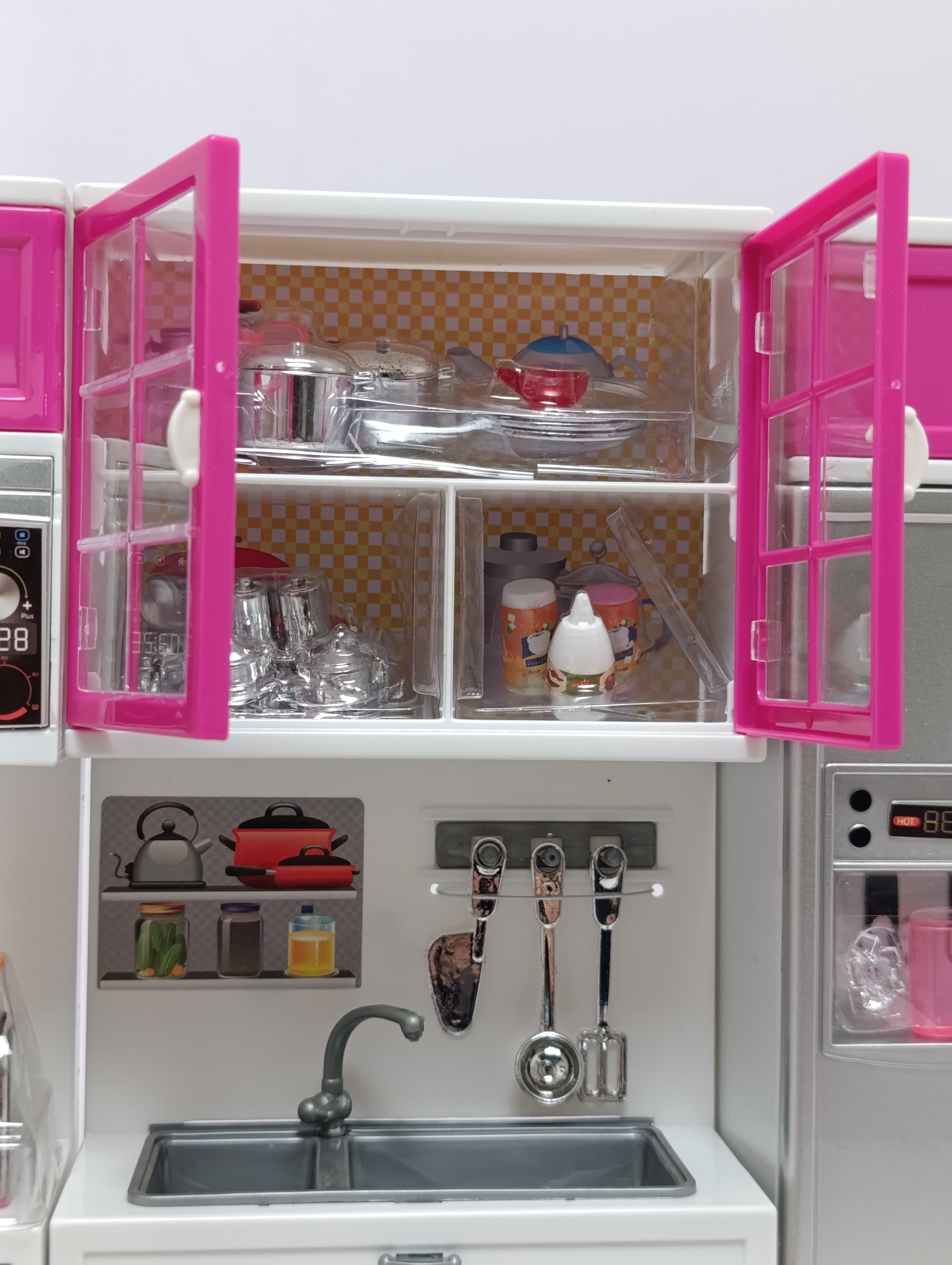 Детская игровая кухня My Happy Kitchen, со светом и звуком, 39 предметов — фото 6