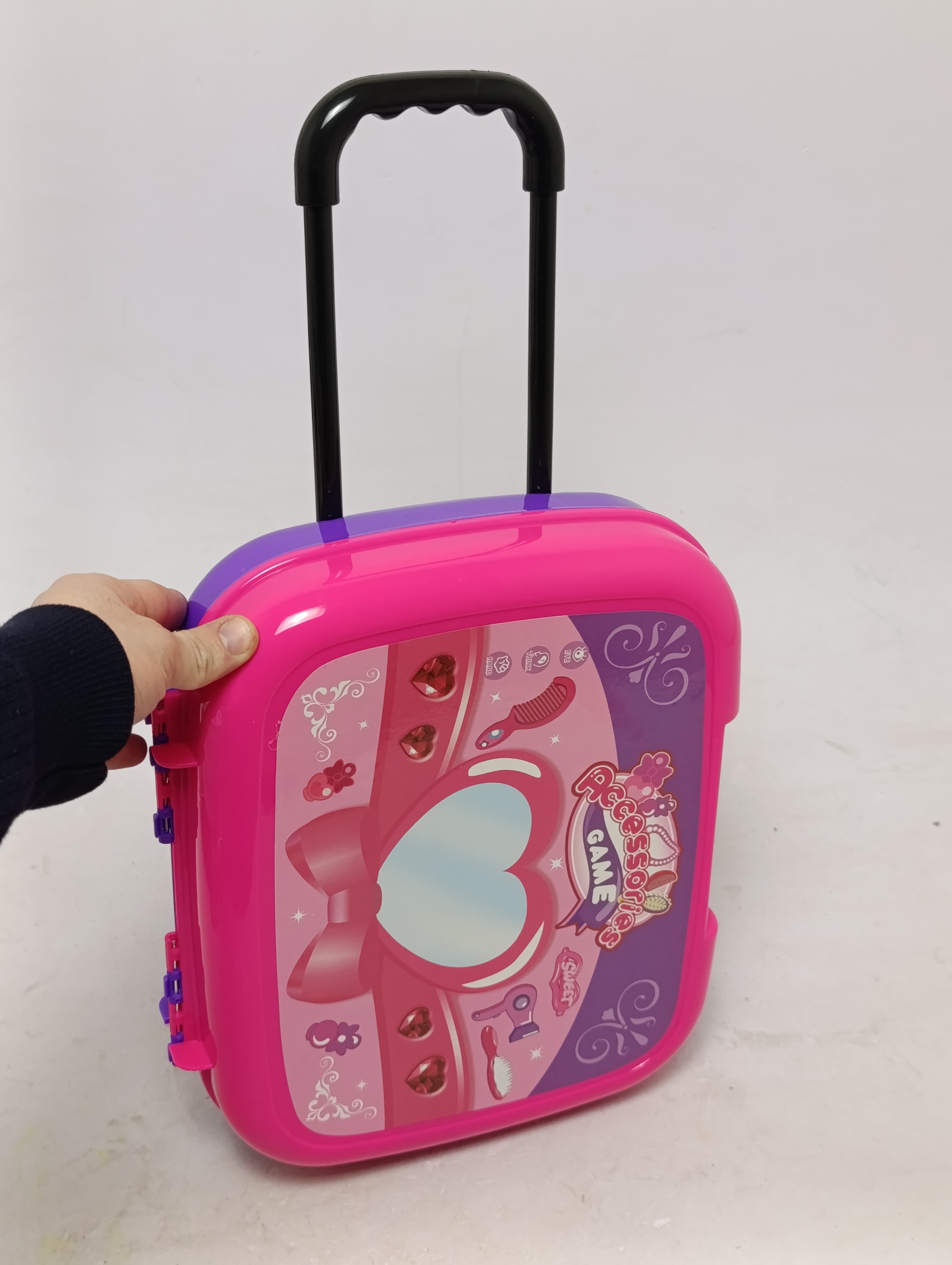 Чемоданчик с украшениями 5 в 1 Accessories Game, 29 деталей, игровой набор для девочек — фото 6