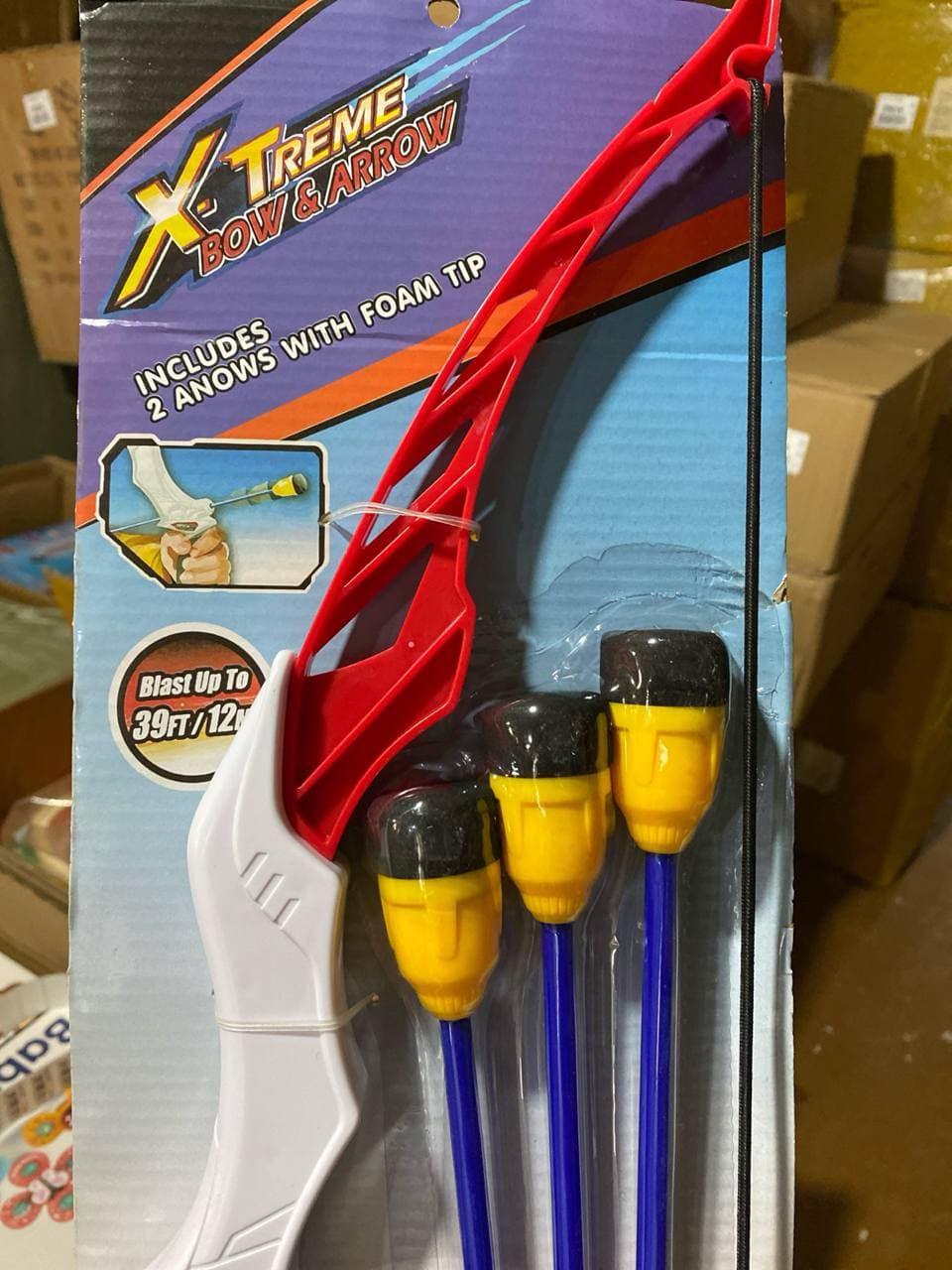 Детский игровой набор Лук X-Treme Bow & Arrow, Дальность 12м и мягкие стрелы, Для детей от 6 лет, Спорт и развитие — фото 2