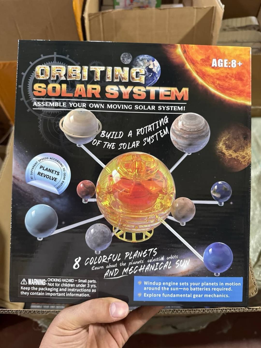 Конструктор Шестерёнчатые планеты Orbiting Solar System механический научно-познавательный