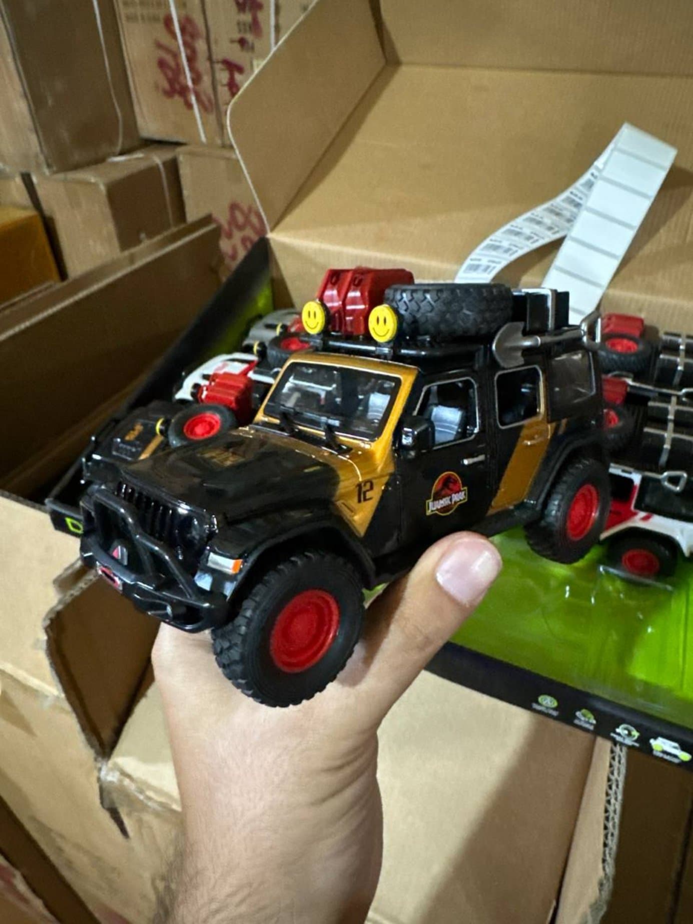 Машина Jeep Wrangler Юрский период, детский коллекционный джип внедорожник