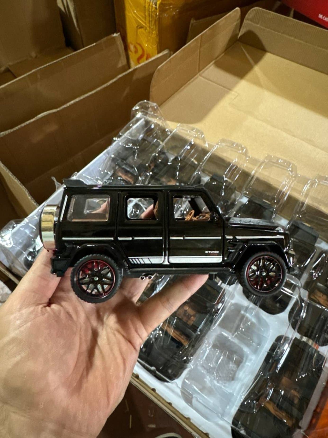 Металлическая модель Mercedes G-класс Brabus, Гелендваген внедорожник, Подарок — фото 3