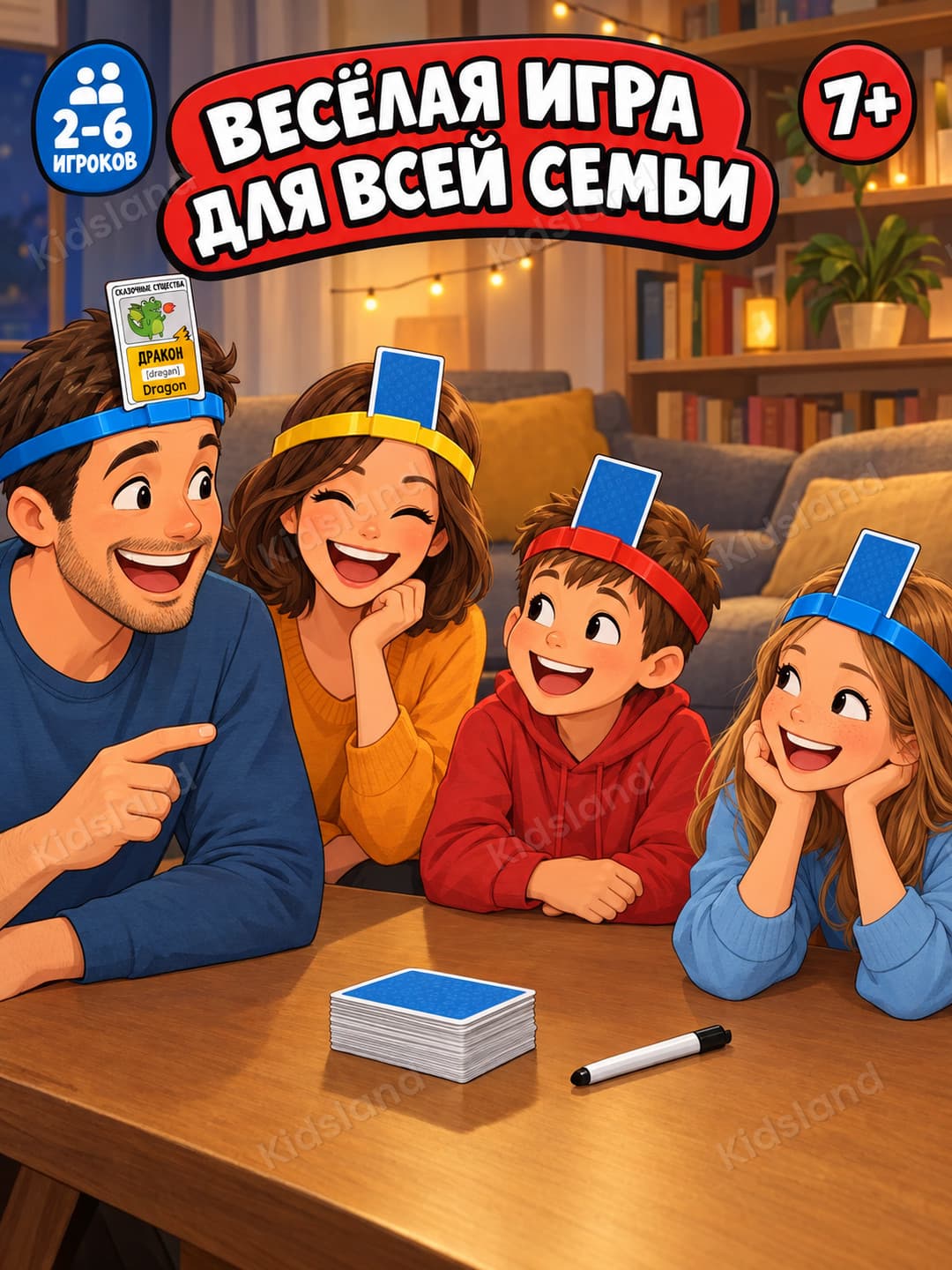 Настольная игра Кто я, Изучение английского языка, Для детей от 7 лет — фото 6