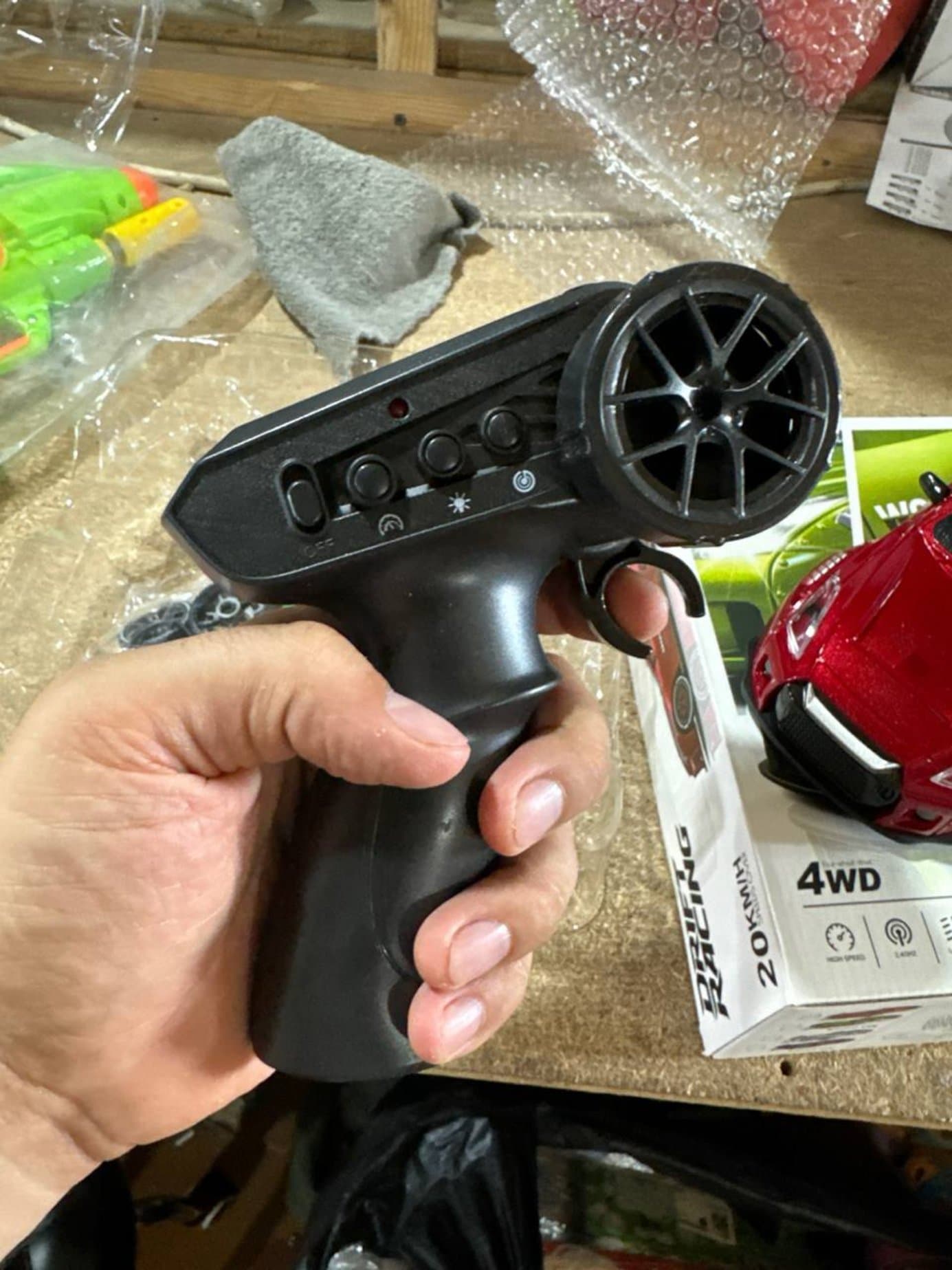 Машина для дрифта на пульте управления 4WD, 1:24 Porsche, сменные колеса — фото 6