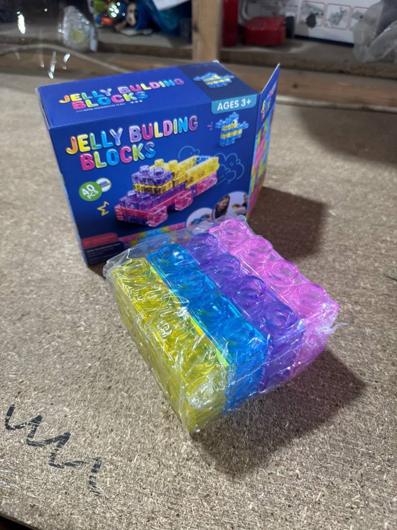 Мягкий конструктор Jelly Building Blocks, Гибкие блоки, Для детей от 3 лет