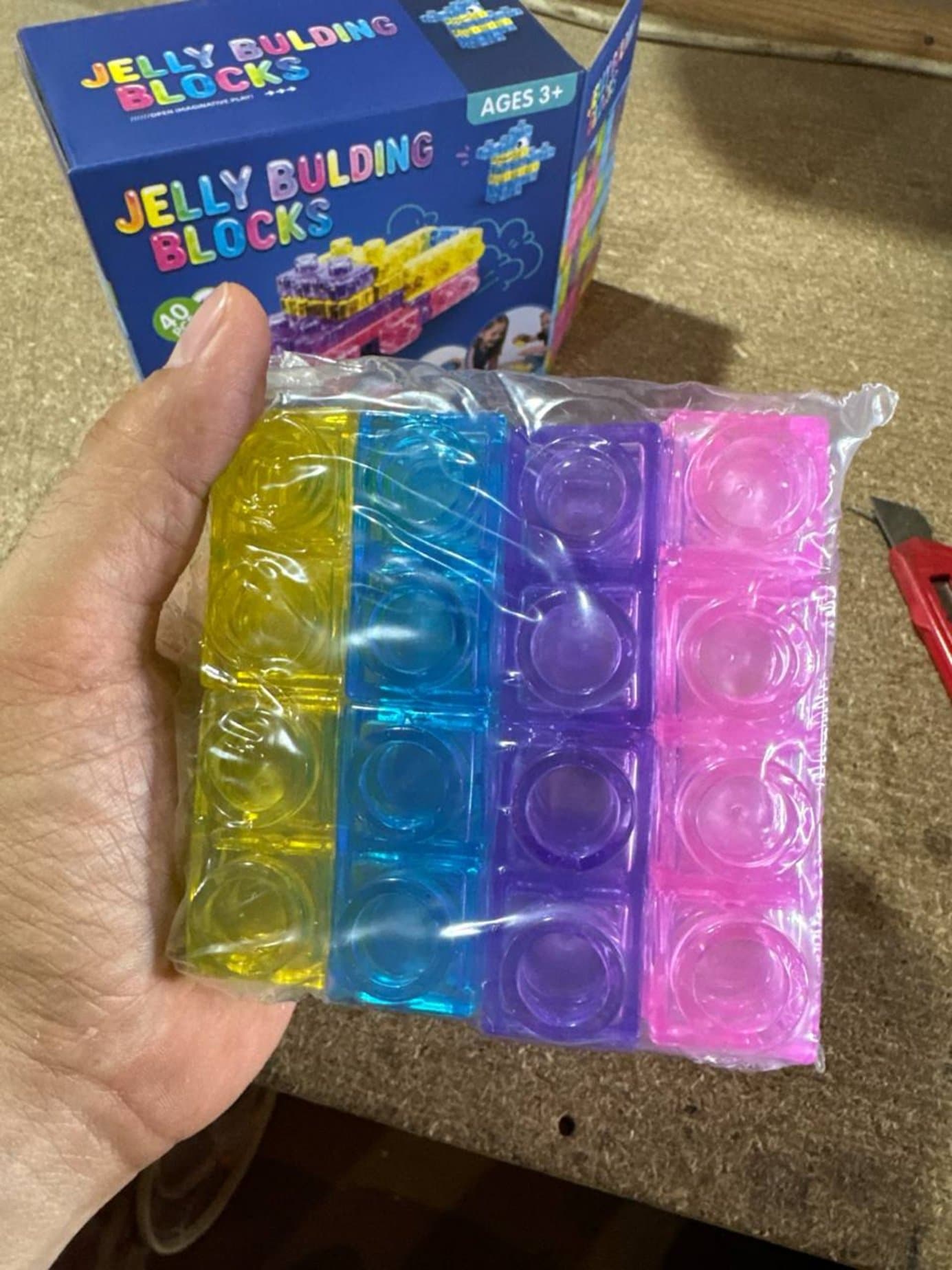 Мягкий конструктор Jelly Building Blocks, Гибкие блоки, Для детей от 3 лет — фото 2