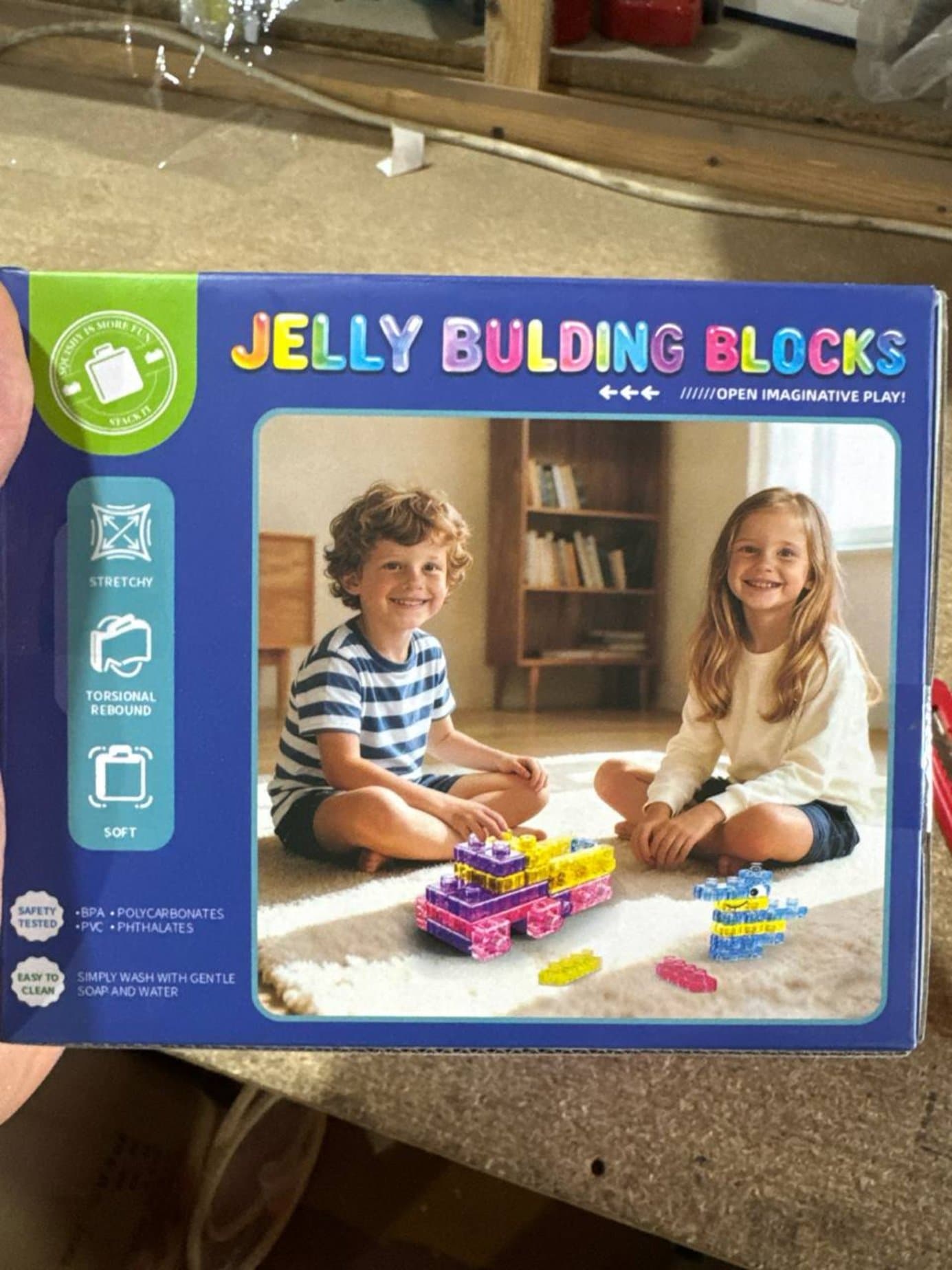 Мягкий конструктор Jelly Building Blocks, Гибкие блоки, Для детей от 3 лет — фото 4