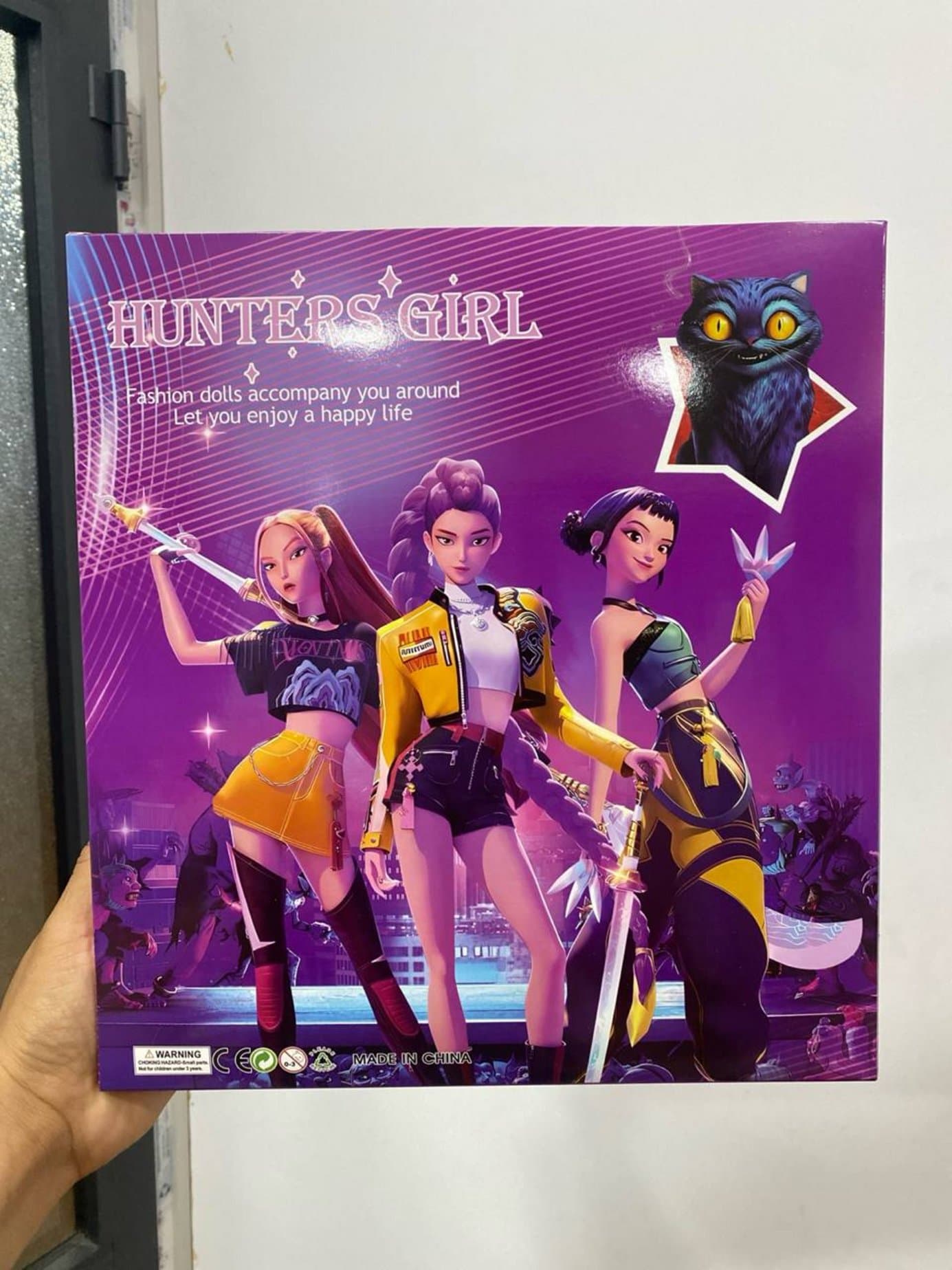 Набор игровых шарнирных кукол K-POP Hunters Girl 3 в 1, музыкальные, для девочек — фото 2