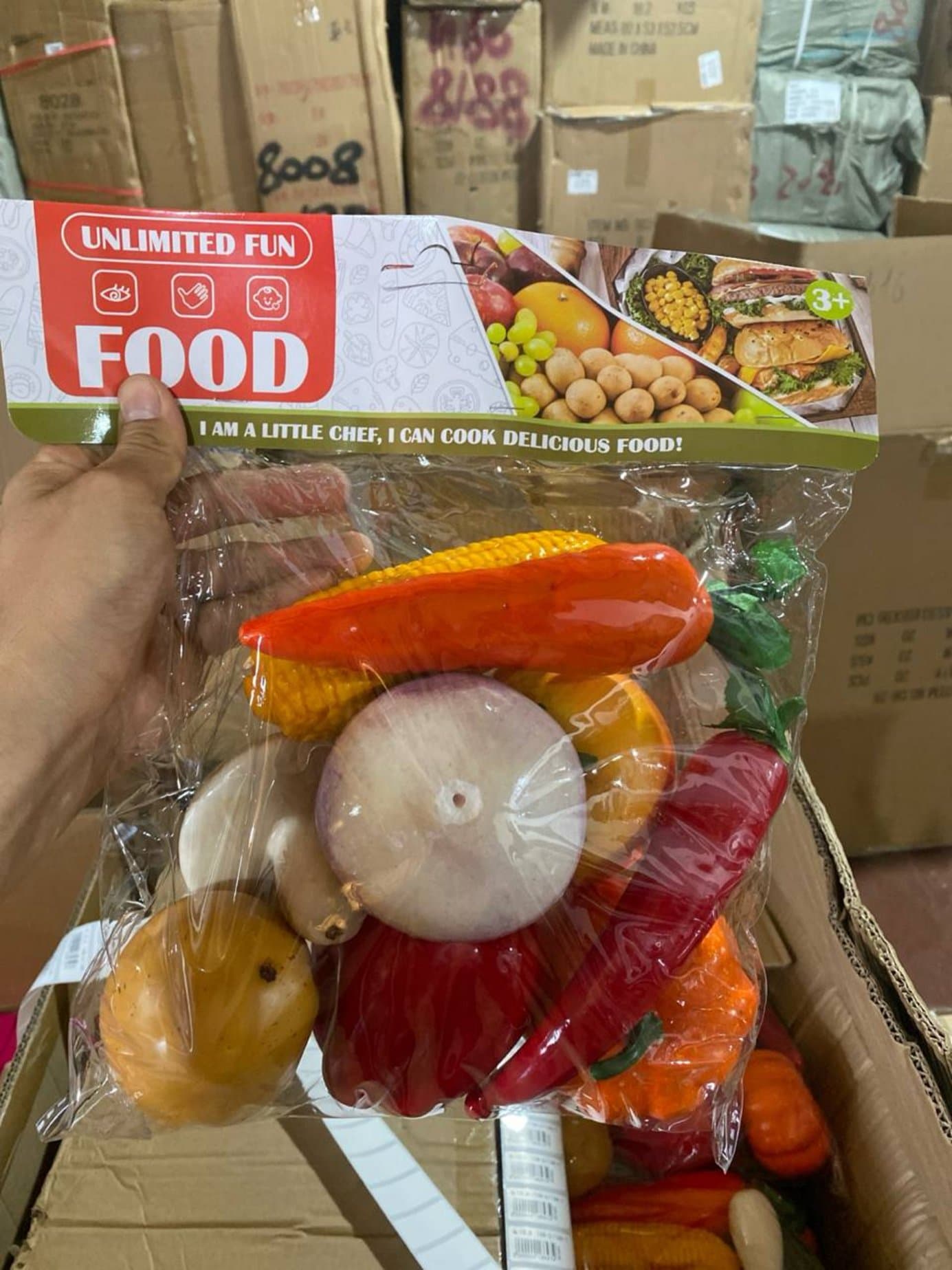Игровой набор овощи и фрукты, игрушечные продукты для кухни, развитие детей от 3 лет