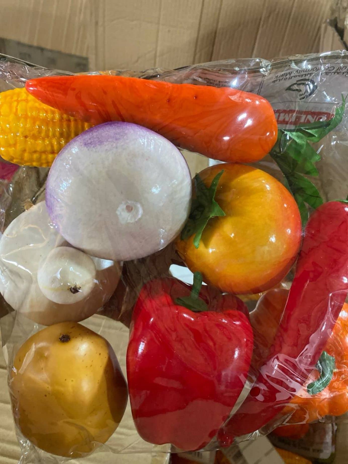 Игровой набор овощи и фрукты, игрушечные продукты для кухни, развитие детей от 3 лет — фото 2