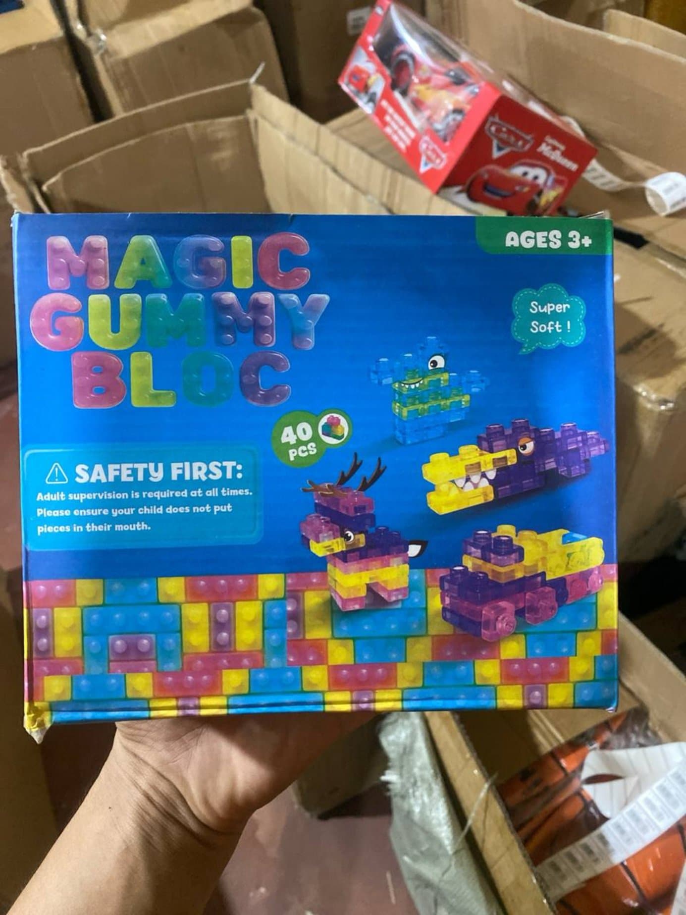 Мягкий желейный конструктор Magic Gummy Bloc, 40 гибких сенсорных деталей — фото 2
