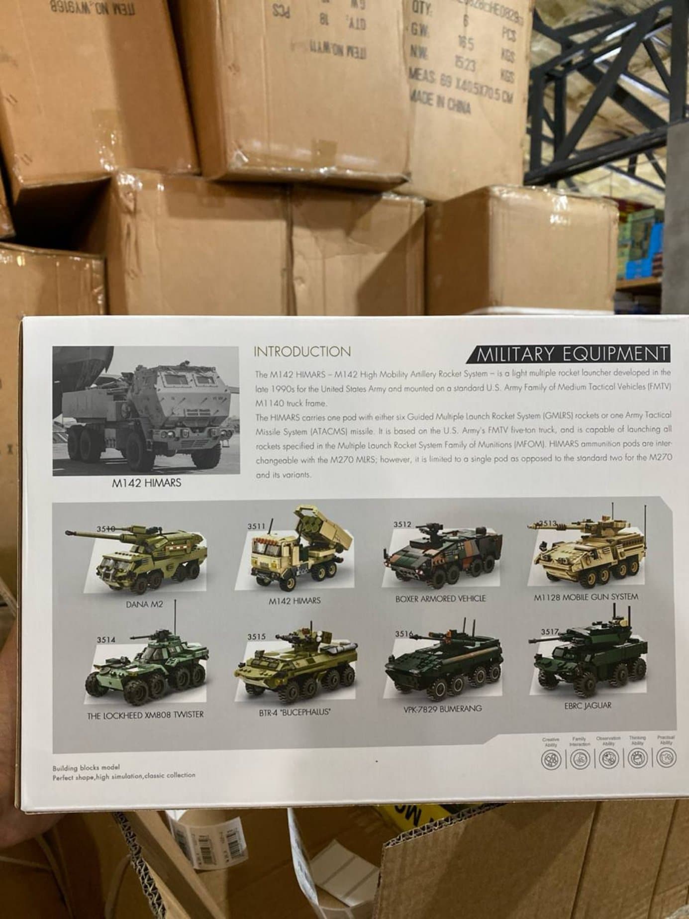 Конструктор Wange РСЗО M142 HIMARS военная техника, 457 деталей — фото 2