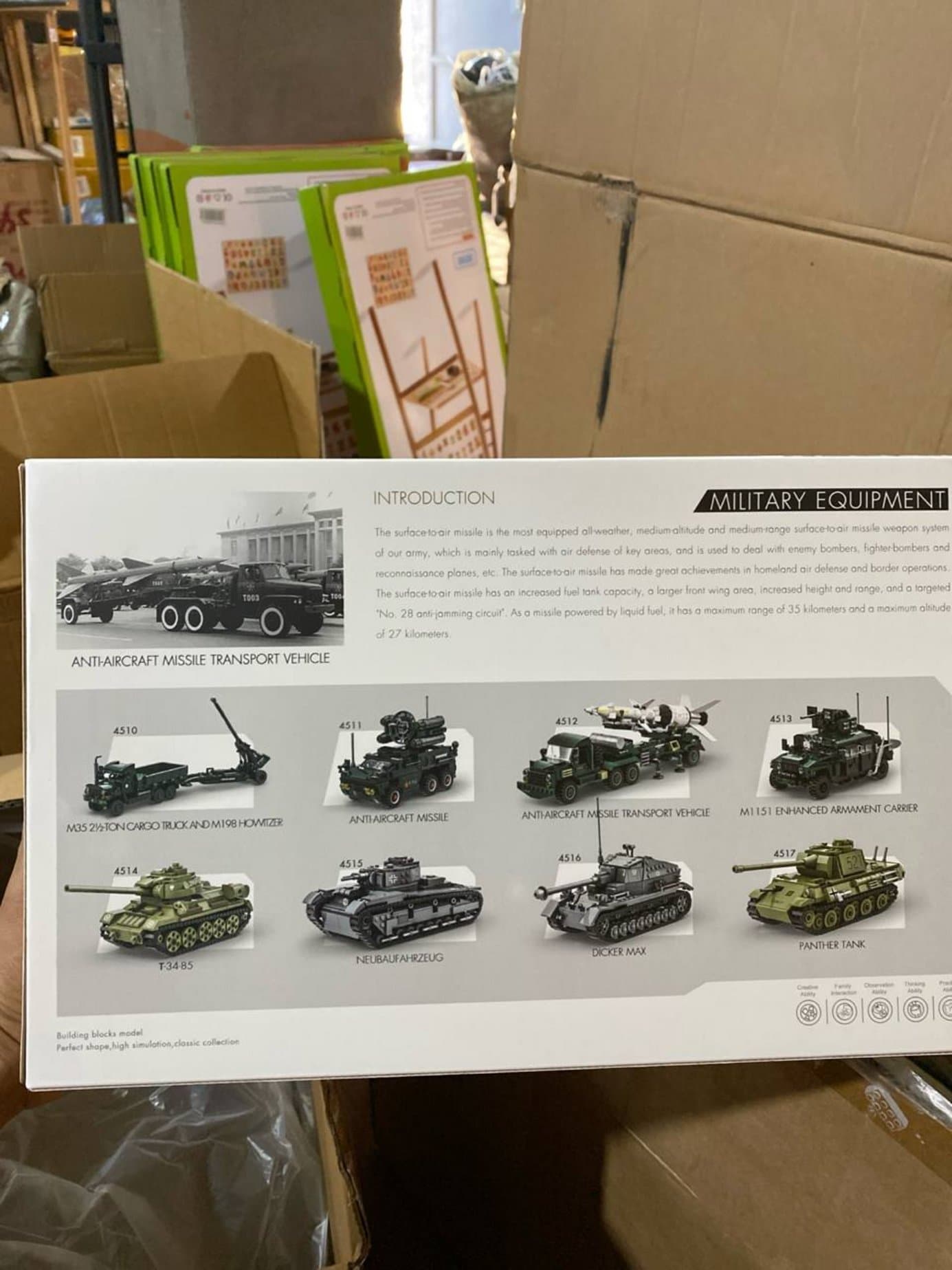 Конструктор Wange Зенитно-ракетный комплекс, военная техника, 489 деталей — фото 2