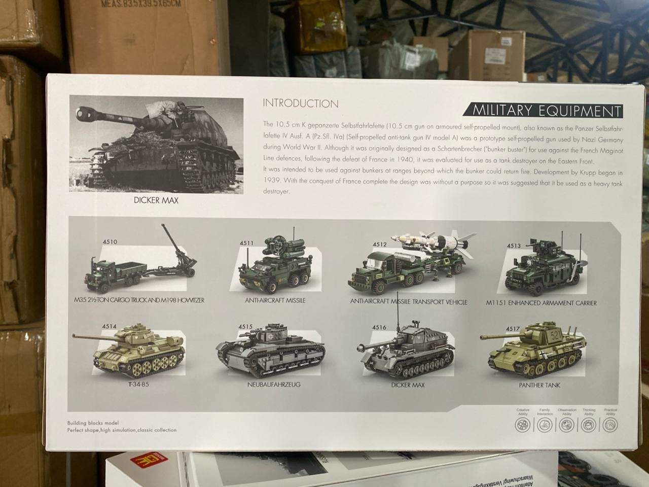 Конструктор САУ Dicker Max Wange 4516 военная техника, 632 детали — фото 2