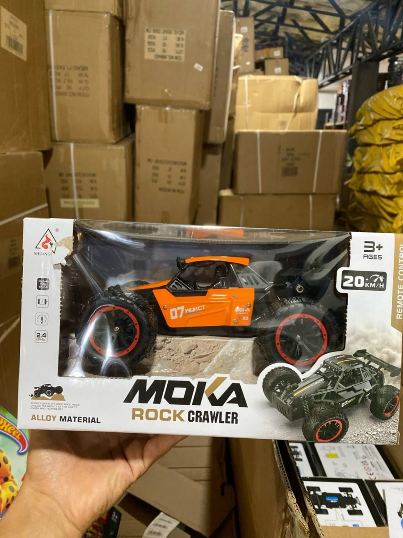 Радиоуправляемый внедорожник Moka Rock Crawler 1:16, 4WD металлический корпус