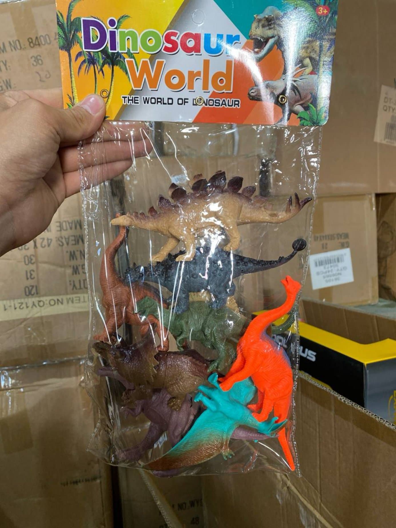 Набор фигурок динозавров Dinosaur World, реалистичные игровые модели, 8 видов