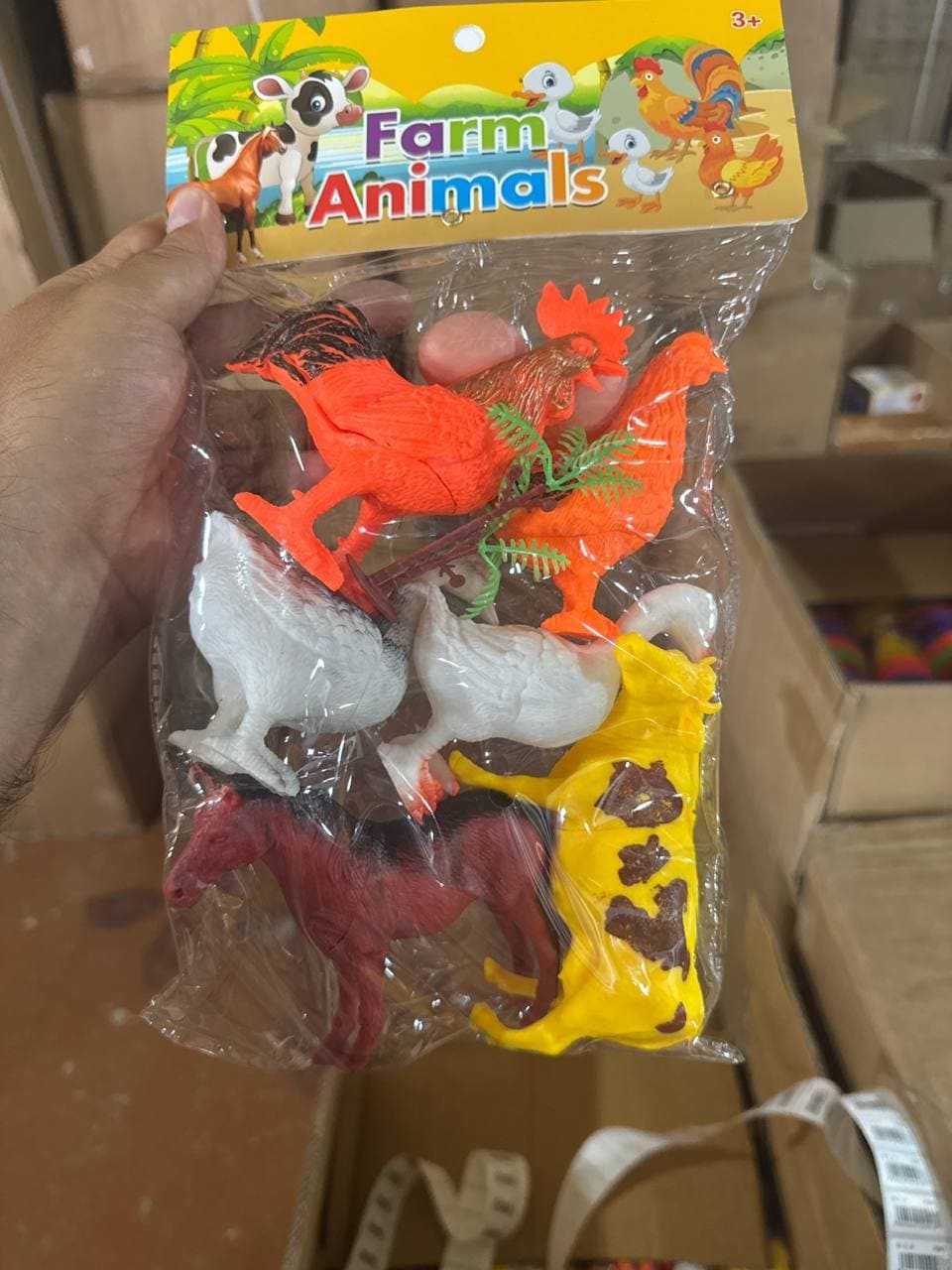Набор фигурок домашних животных Ферма Farm Animals, игровые фигурки зверей для детей