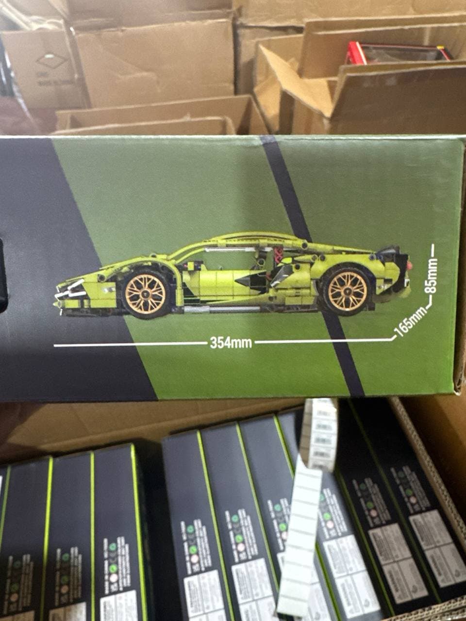 Конструктор Lamborghini Sian FKP37 1:14, 1280 деталей, коллекционная модель машины — фото 4
