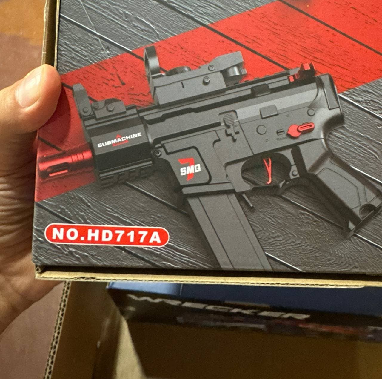 Орбиз-автомат электрический MK11 нейлоновый в стиле MP7, игрушечное оружие на гидрогеле — фото 3