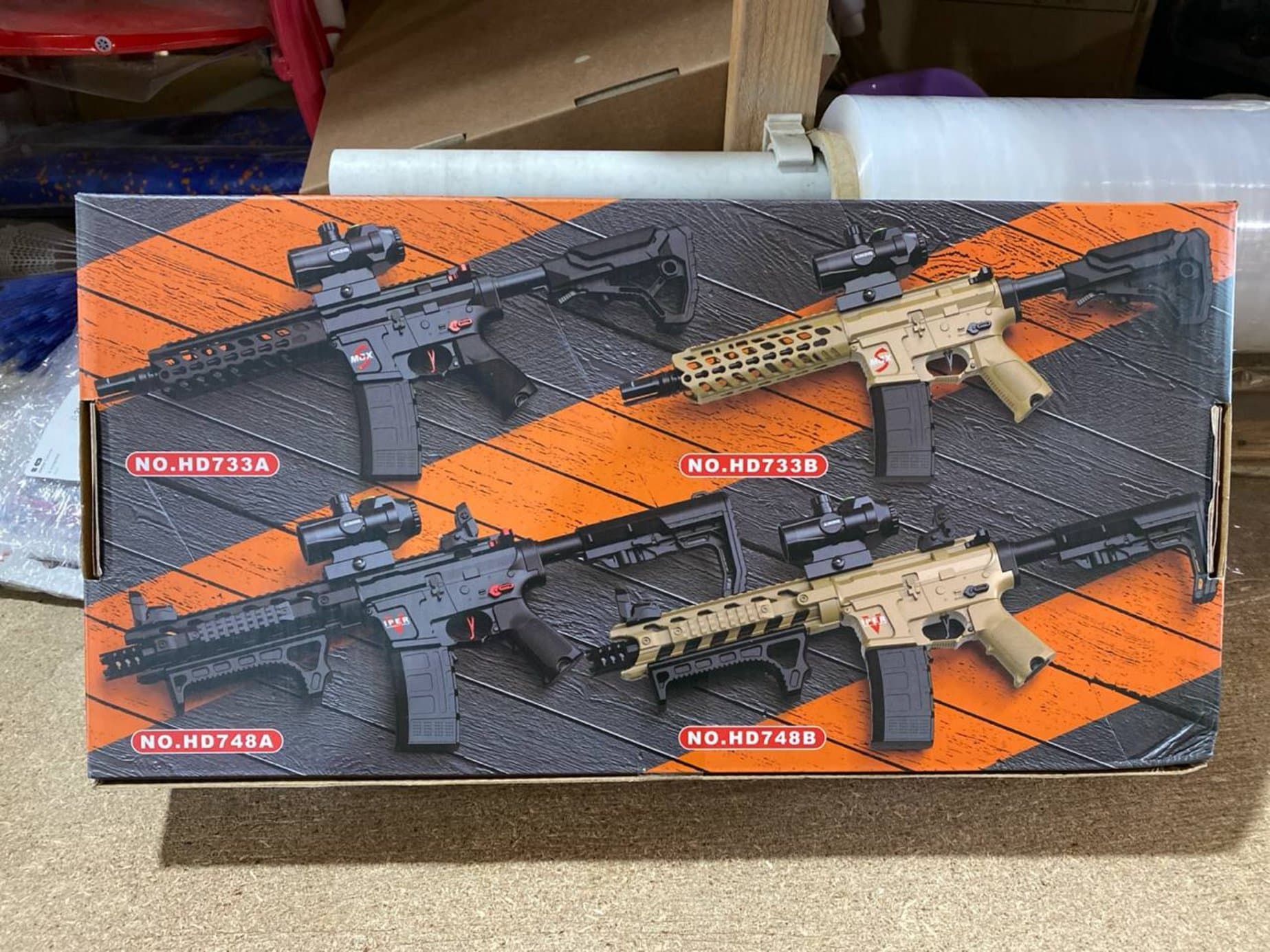 Орбиз автомат AR15 Гадюка, Нейлоновый корпус, Для гидробола — фото 7