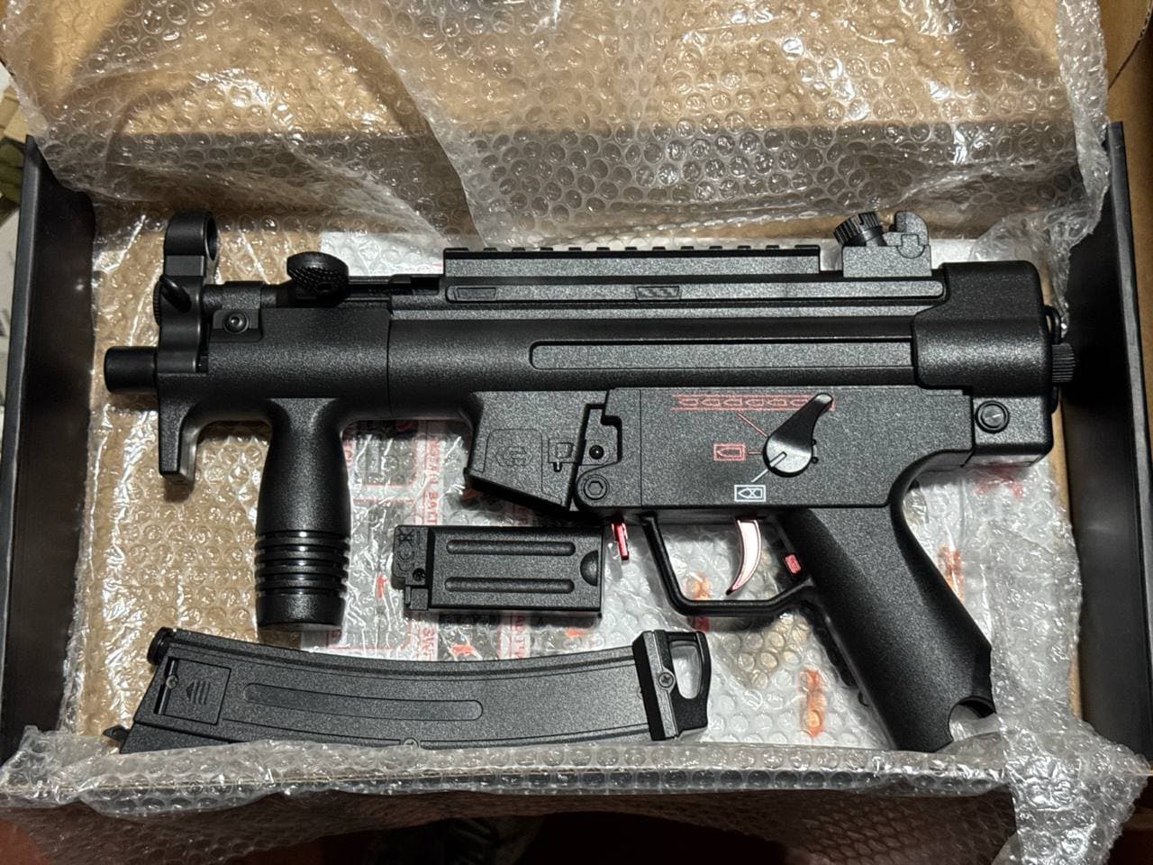 Орбиз-автомат MP5K электрический тактический, нейлоновый корпус, гидробол — фото 7