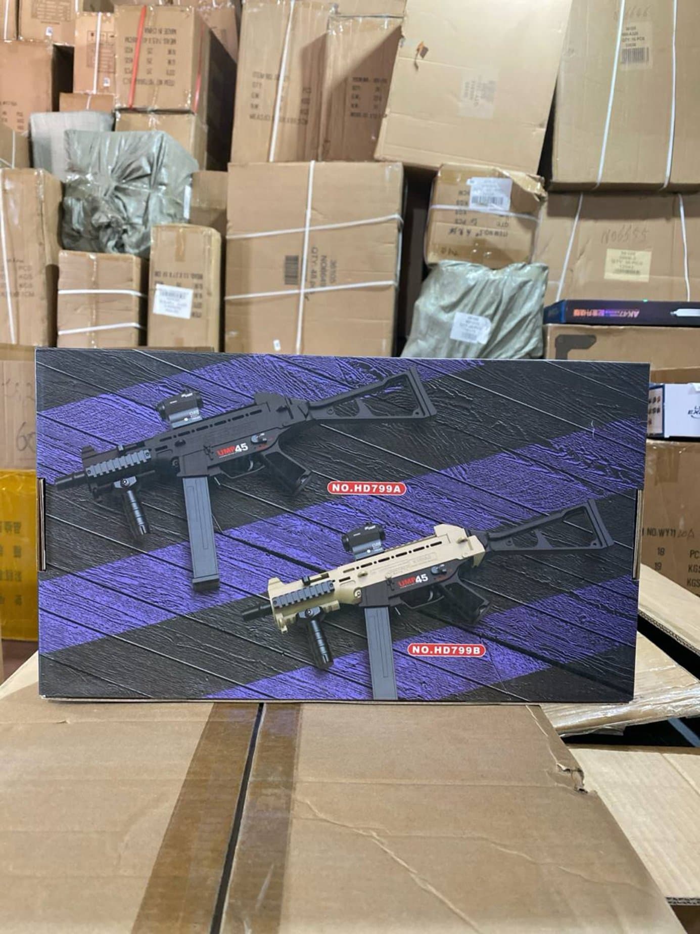 Орбиз-автомат UMP45 нейлоновый, гелевый бластер для гидробола с аксессуарами — фото 7