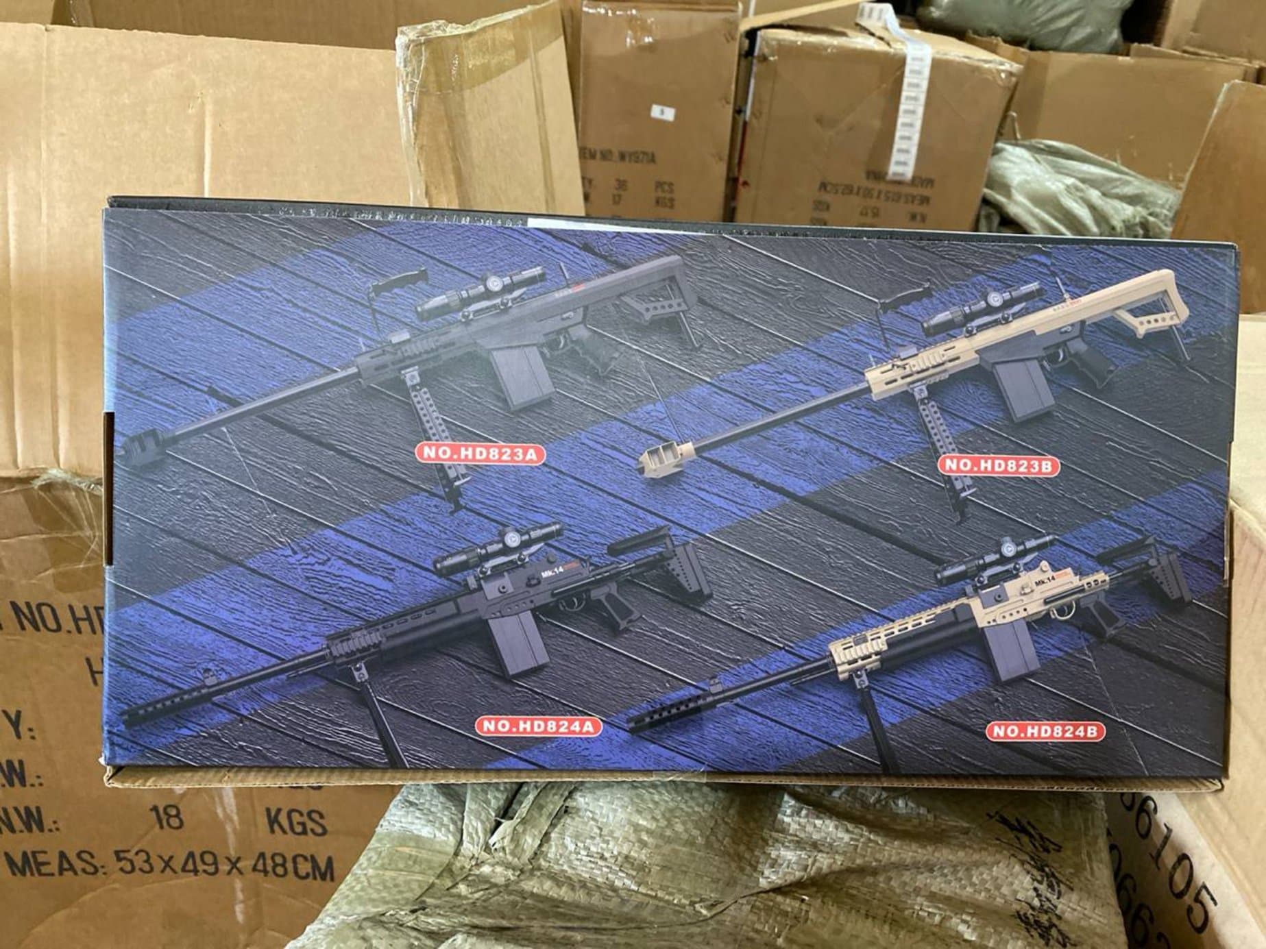 Снайперская винтовка Barrett M82A1 на орбизах, нейлон, автомат — фото 2