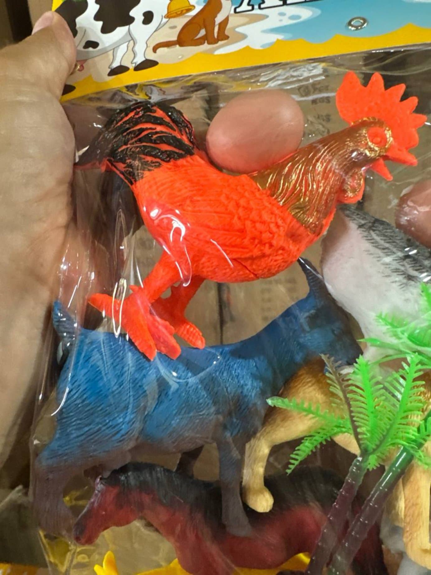 Набор фермерских животных Farm Animals, фигурки домашних животных и декорации для детей — фото 4