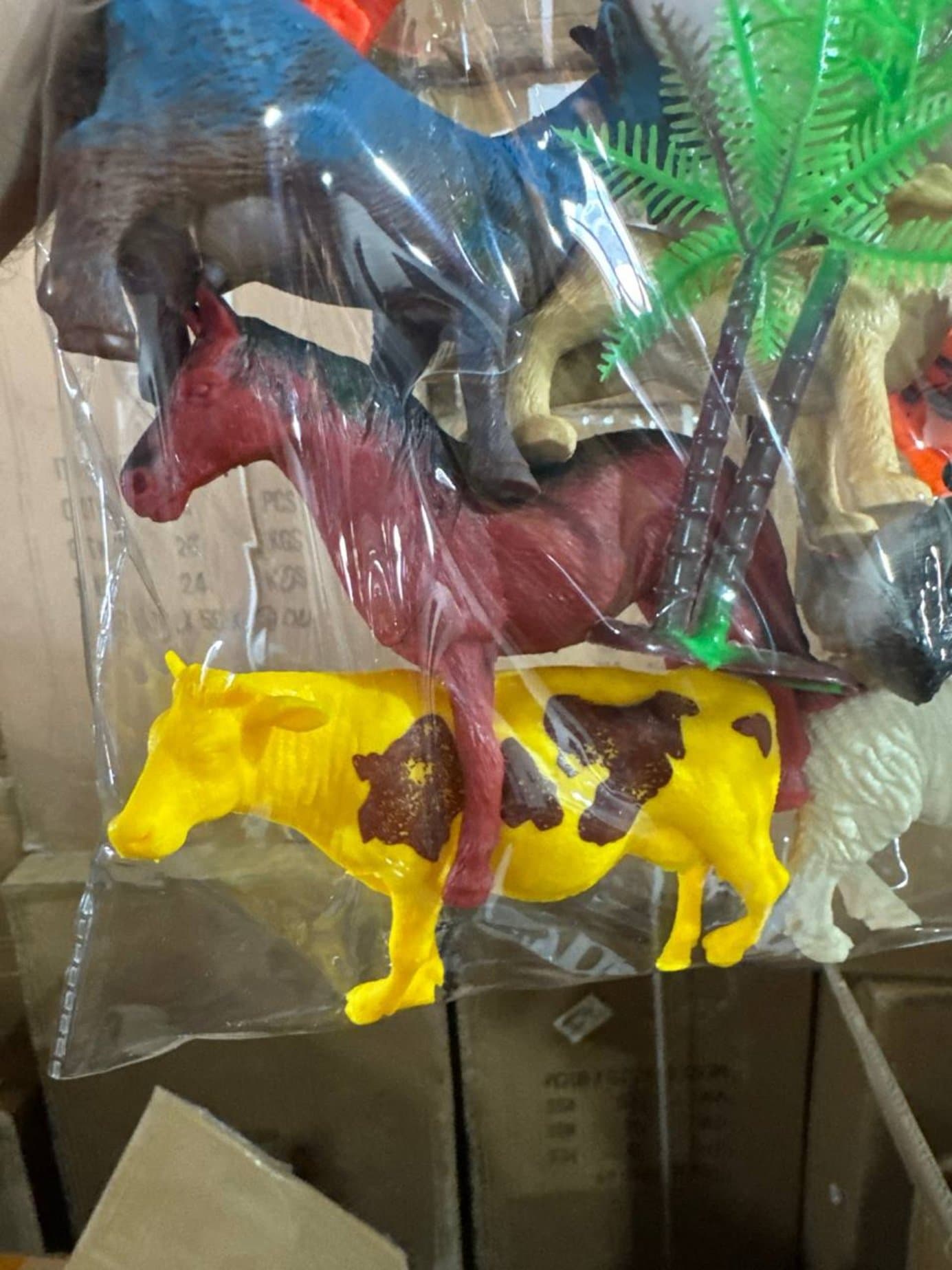 Набор фермерских животных Farm Animals, фигурки домашних животных и декорации для детей — фото 5