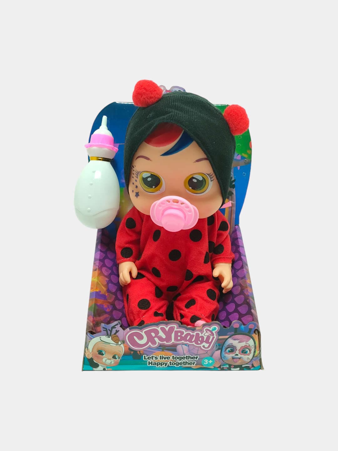 Развивающая кукла Cry Baby K2030 с текстурами для сенсорной стимуляции.