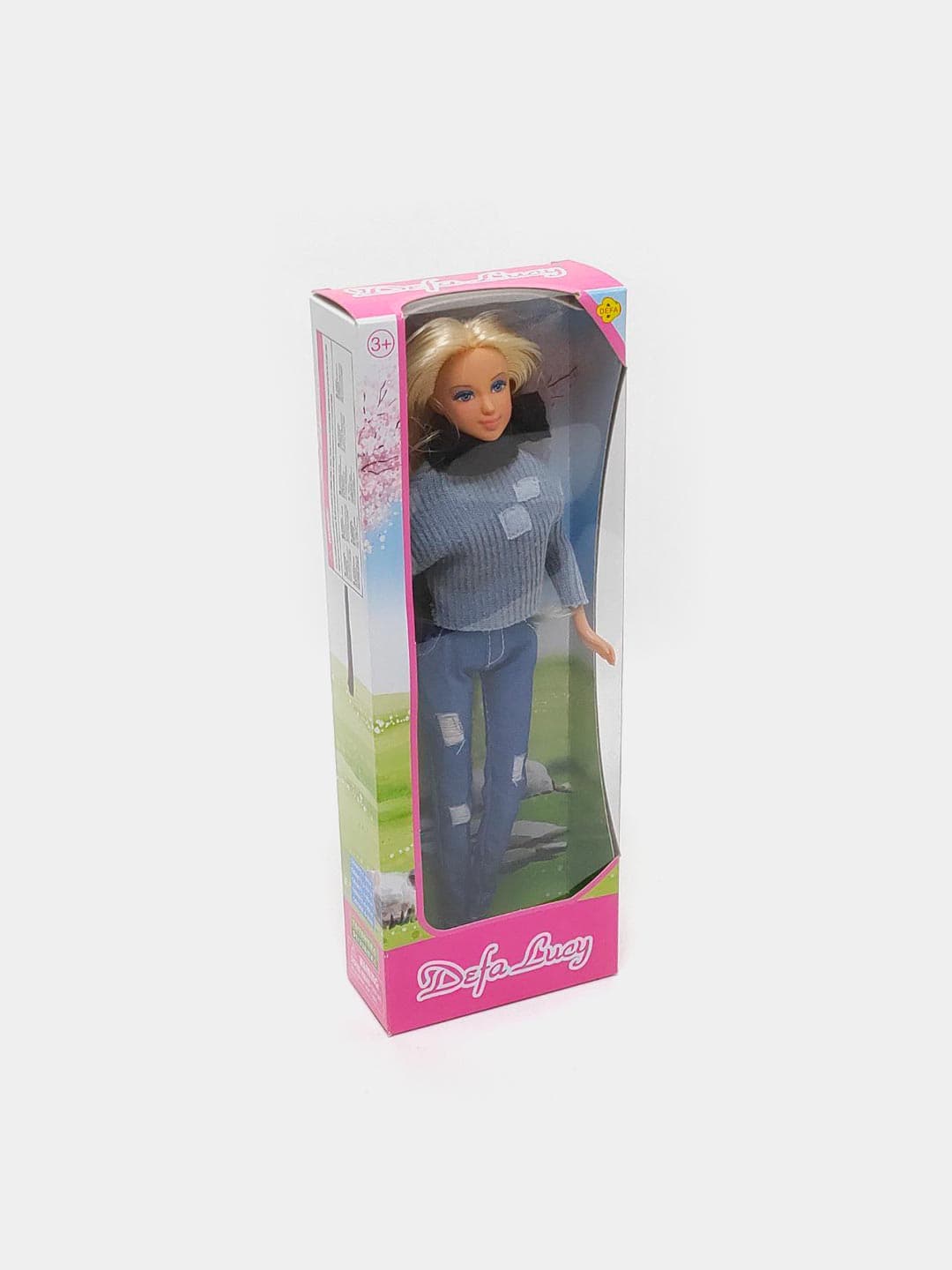 Кукла Defa Lucy 31,5 см, модная, в джинсах и свитере, для девочек от 3 лет, развивающая