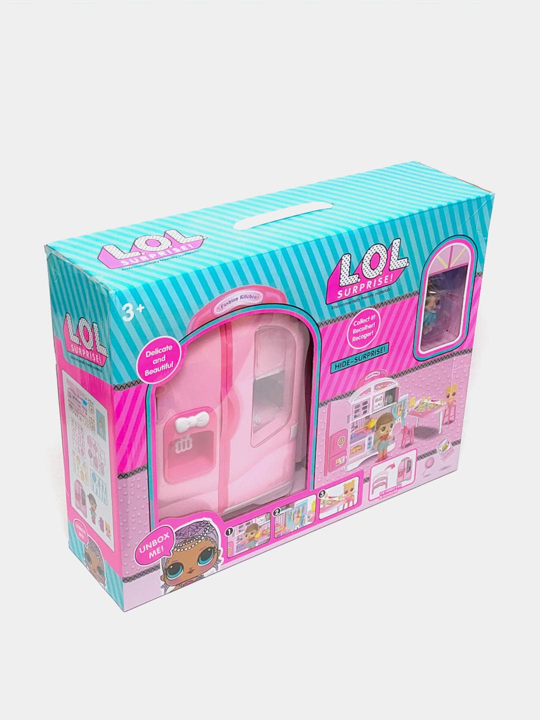 Игрушечный холодильник ЛОЛ LOL Surprise Fashion Kitchen с аксессуарами для кукол