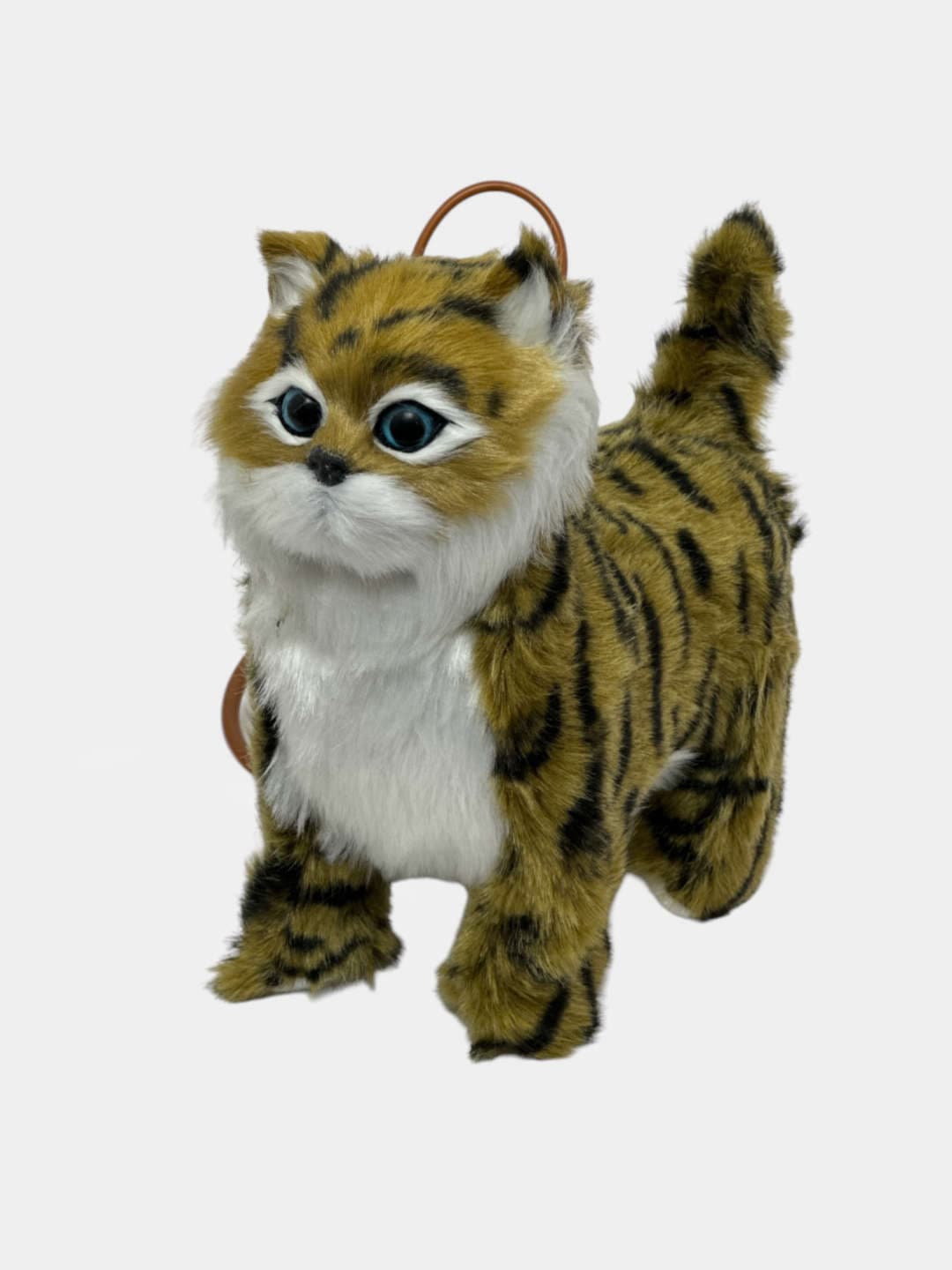 Мягкая игрушка 'Кошки' плюшевая тигровый окрас для детей 3+