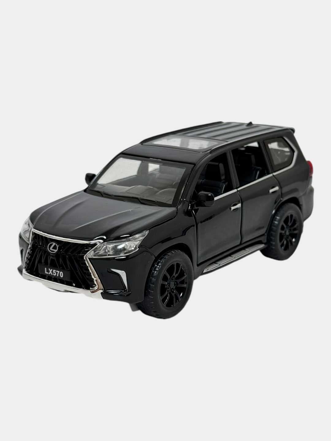 Металлическая игрушечная машина для обучения детей Lexus LX570