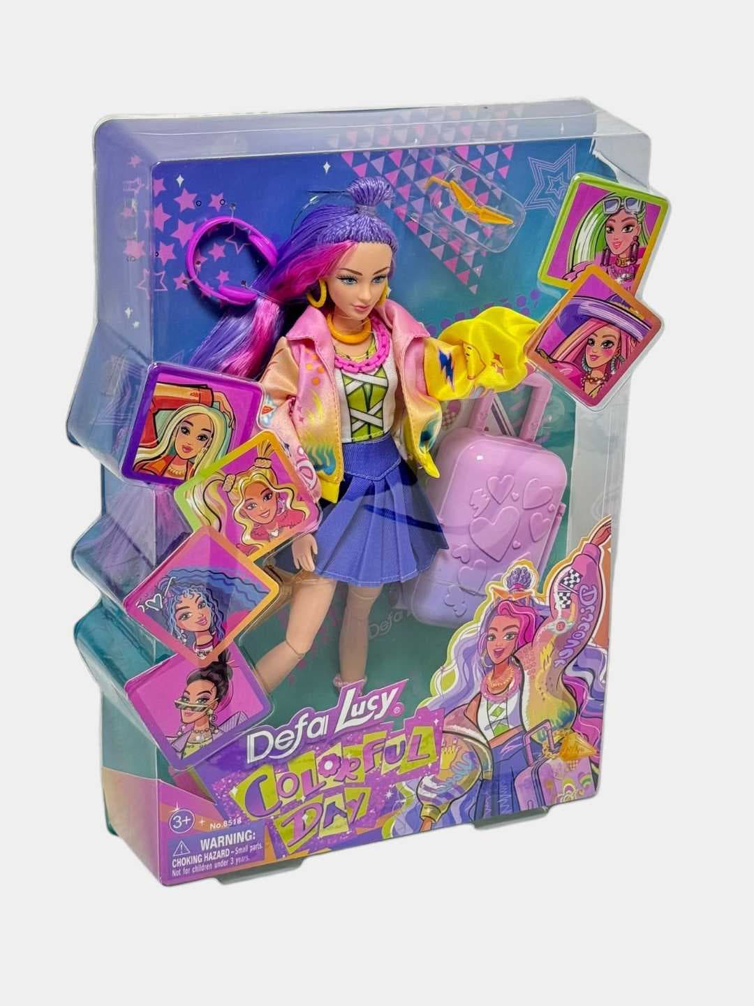 Кукла Defa Lucy, Модная с чемоданом, Для девочек 3+, Коллекционная