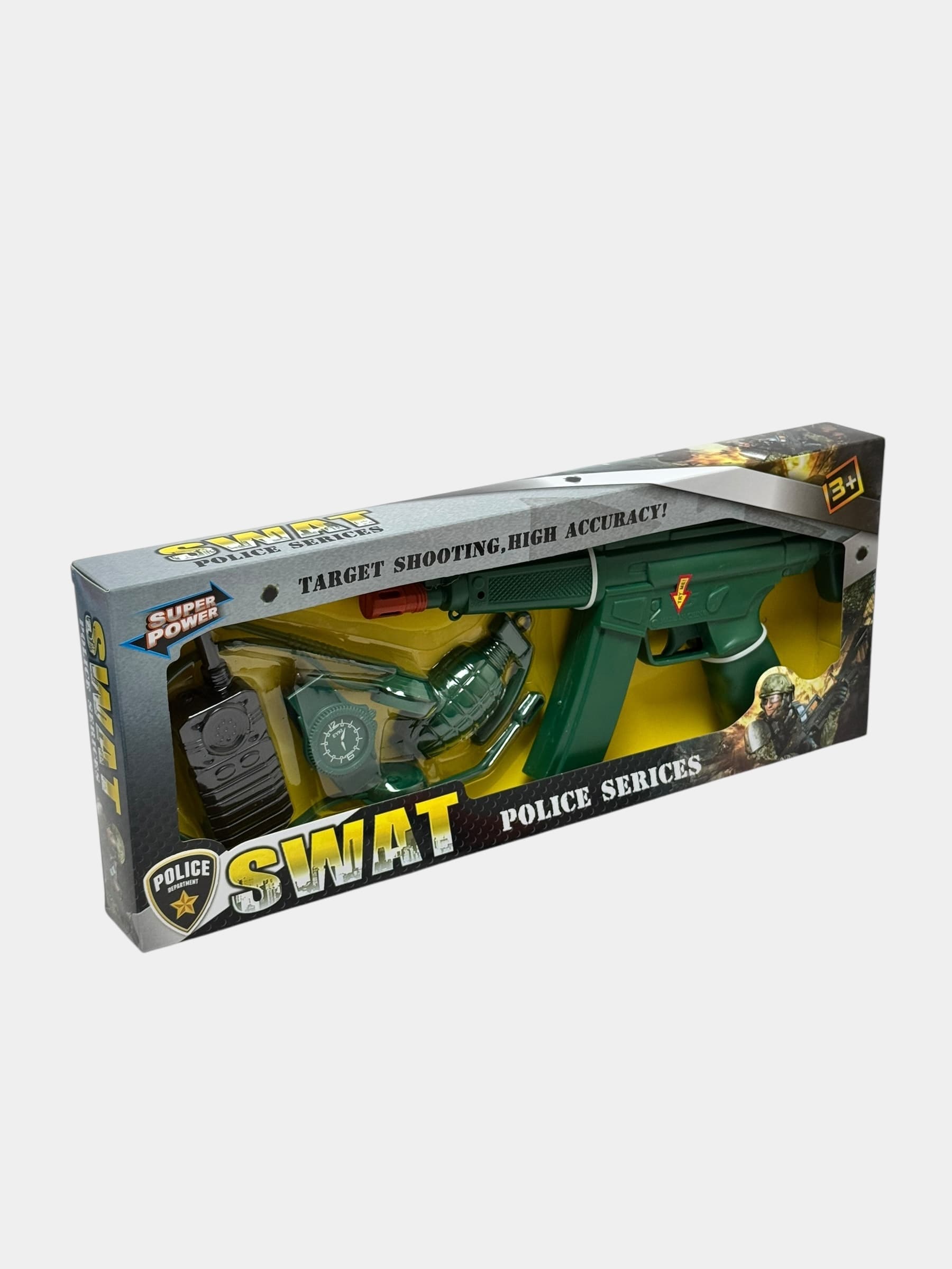 Набор SWAT/Police пластиковый, для ролевых игр, с аксессуарами, для детей.