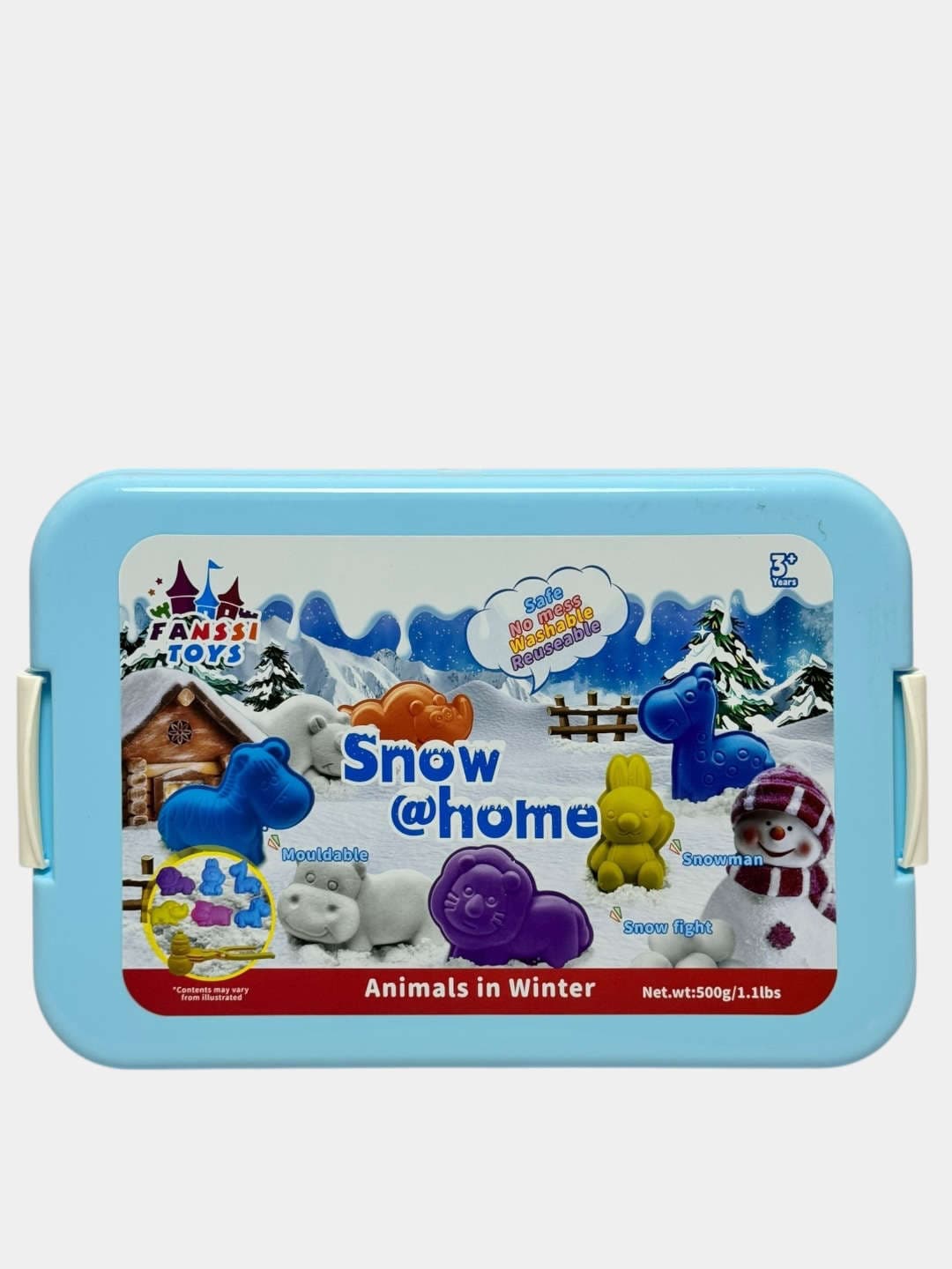 Игровой набор Искусственный снег Snow @home, Лепим и играем, Развитие мелкой моторики от 3 лет
