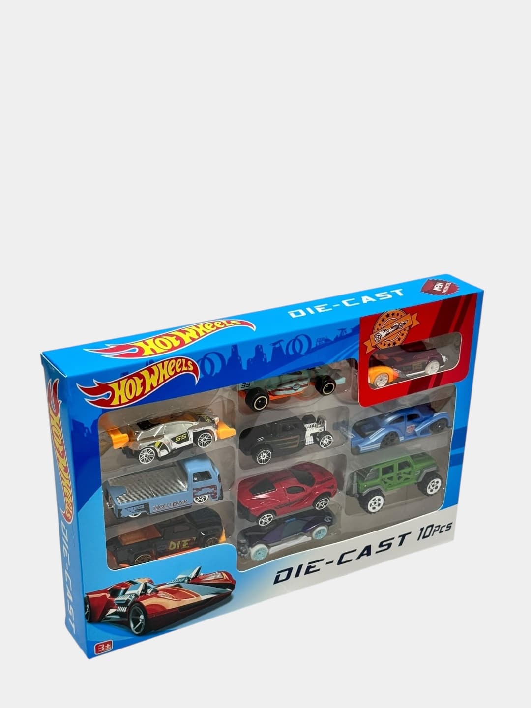 Металлические машинки Hot Wheels "Коллекция" 10 шт, для детей 3+, яркие