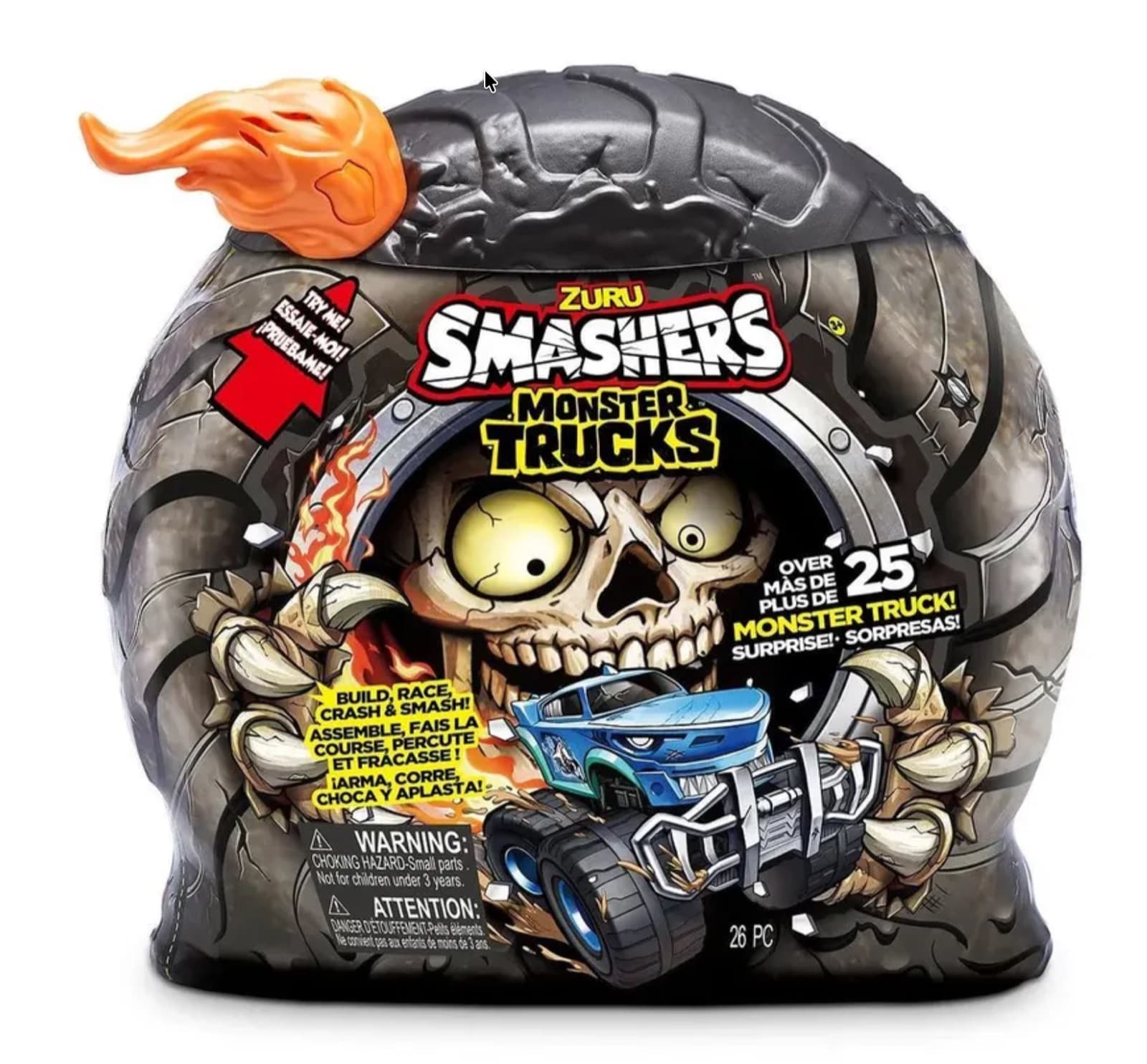 ZURU Smashers Monster Trucks, Набор с монстр-траками, Для детей от 3 лет, Коллекционные машинки