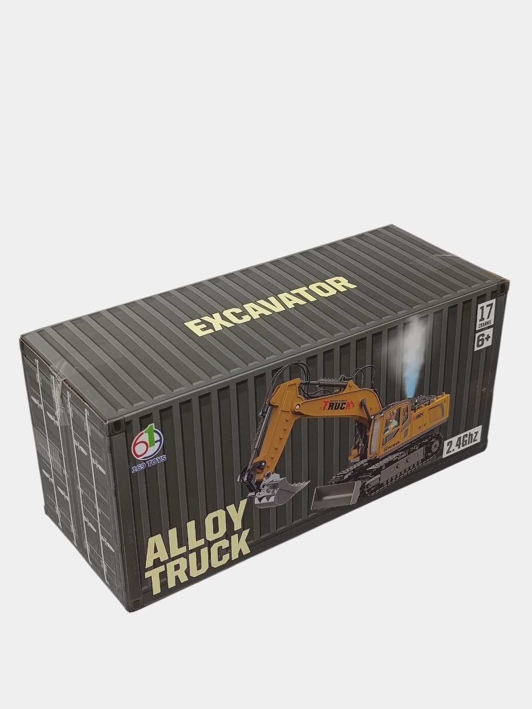 Р/У экскаватор Alloy Truck Excavator гусеничный с металлическим ковшом, 17 каналов, 2.4 ГГц