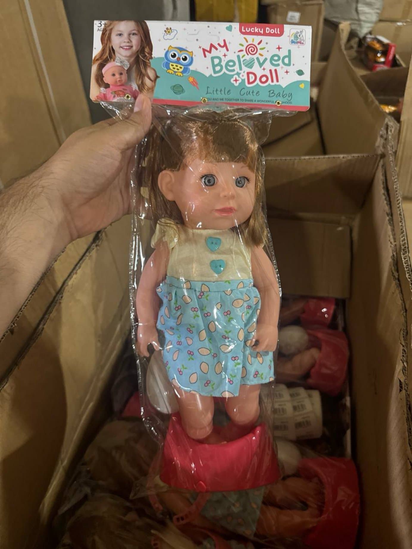 Кукла Пупс с горшком Lucky Doll My Beloved Doll, игровой набор для девочек